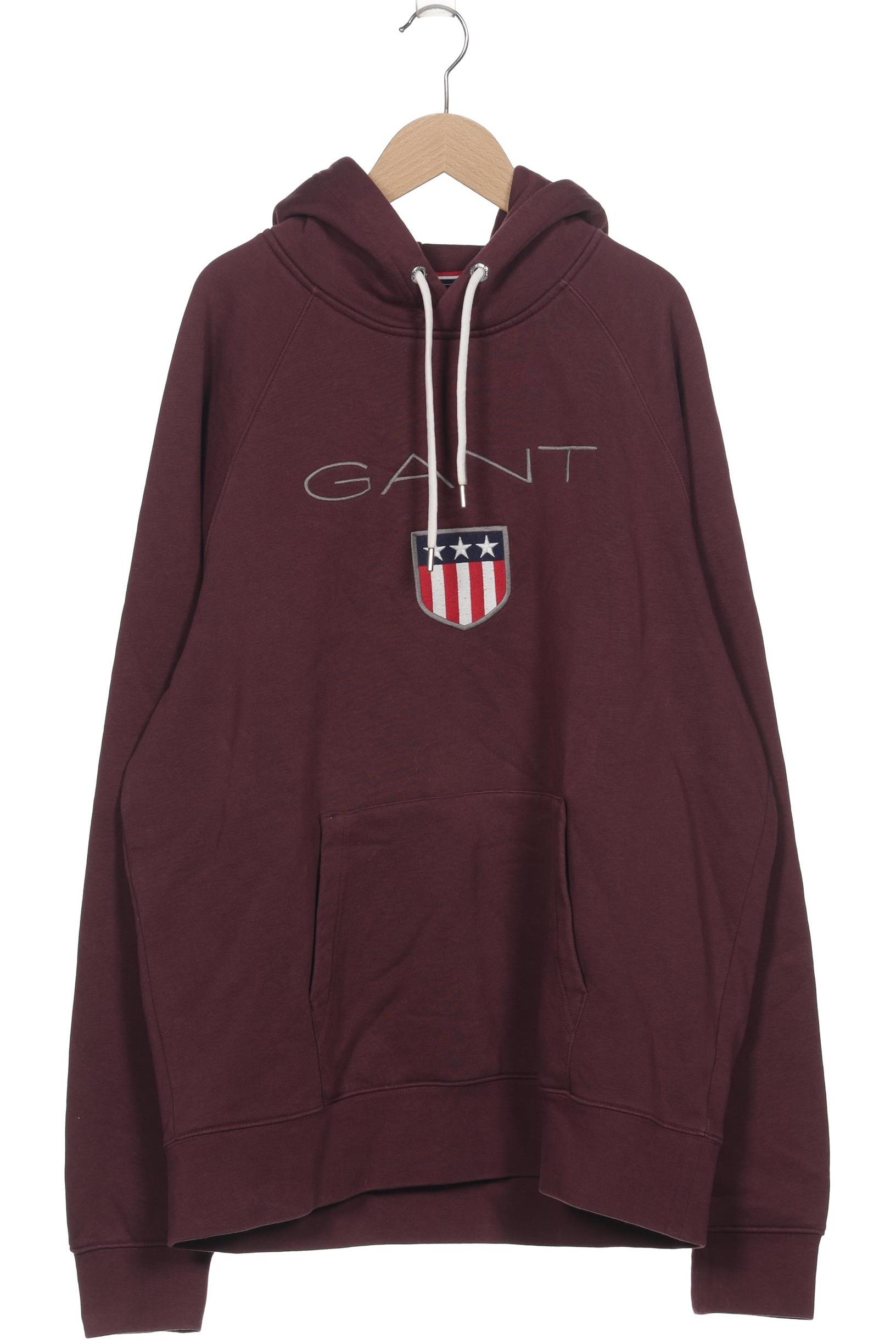 

Gant Herren Kapuzenpullover, bordeaux, Gr. 56