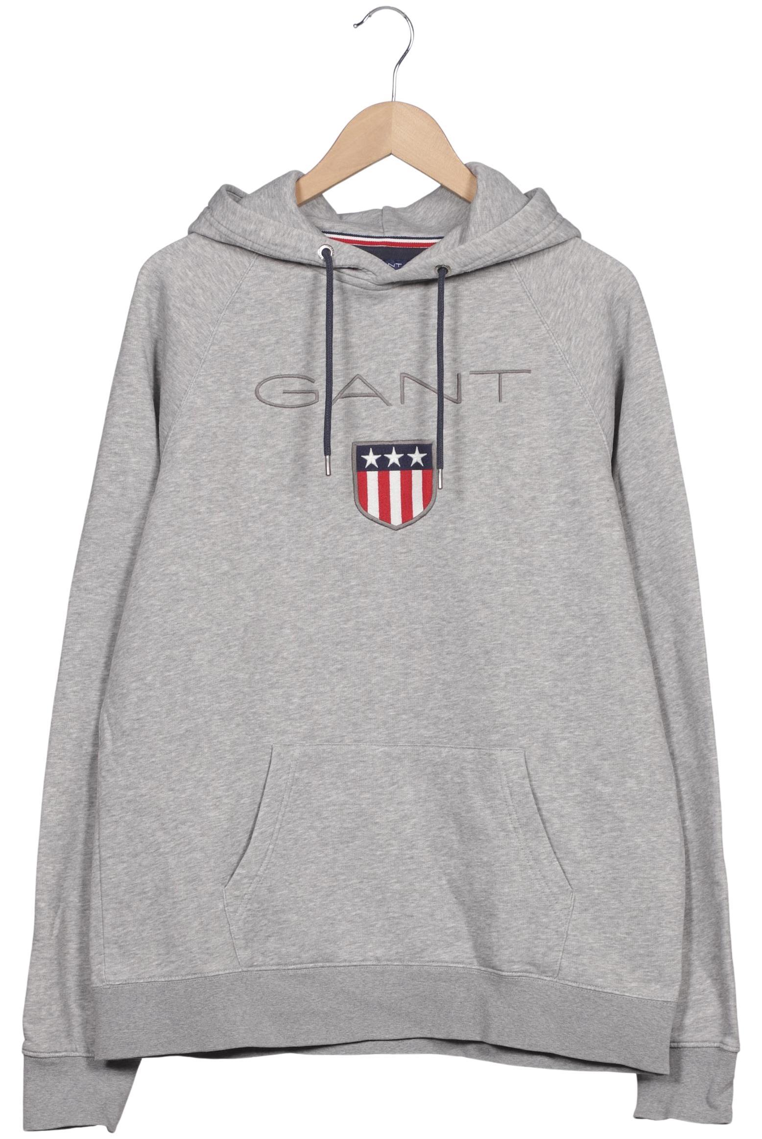 

Gant Herren Kapuzenpullover, grau, Gr. 56