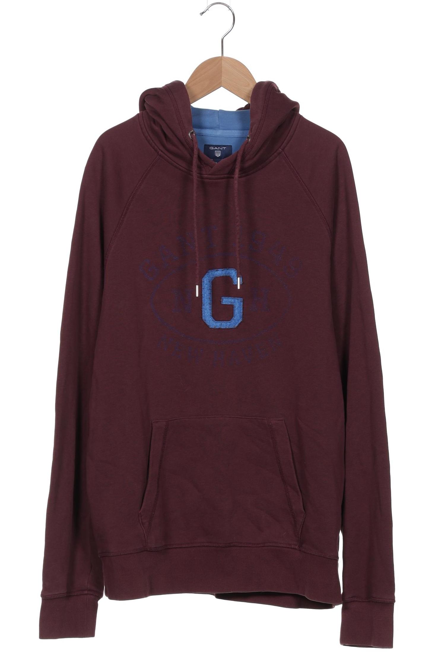 

Gant Herren Kapuzenpullover, bordeaux, Gr. 54