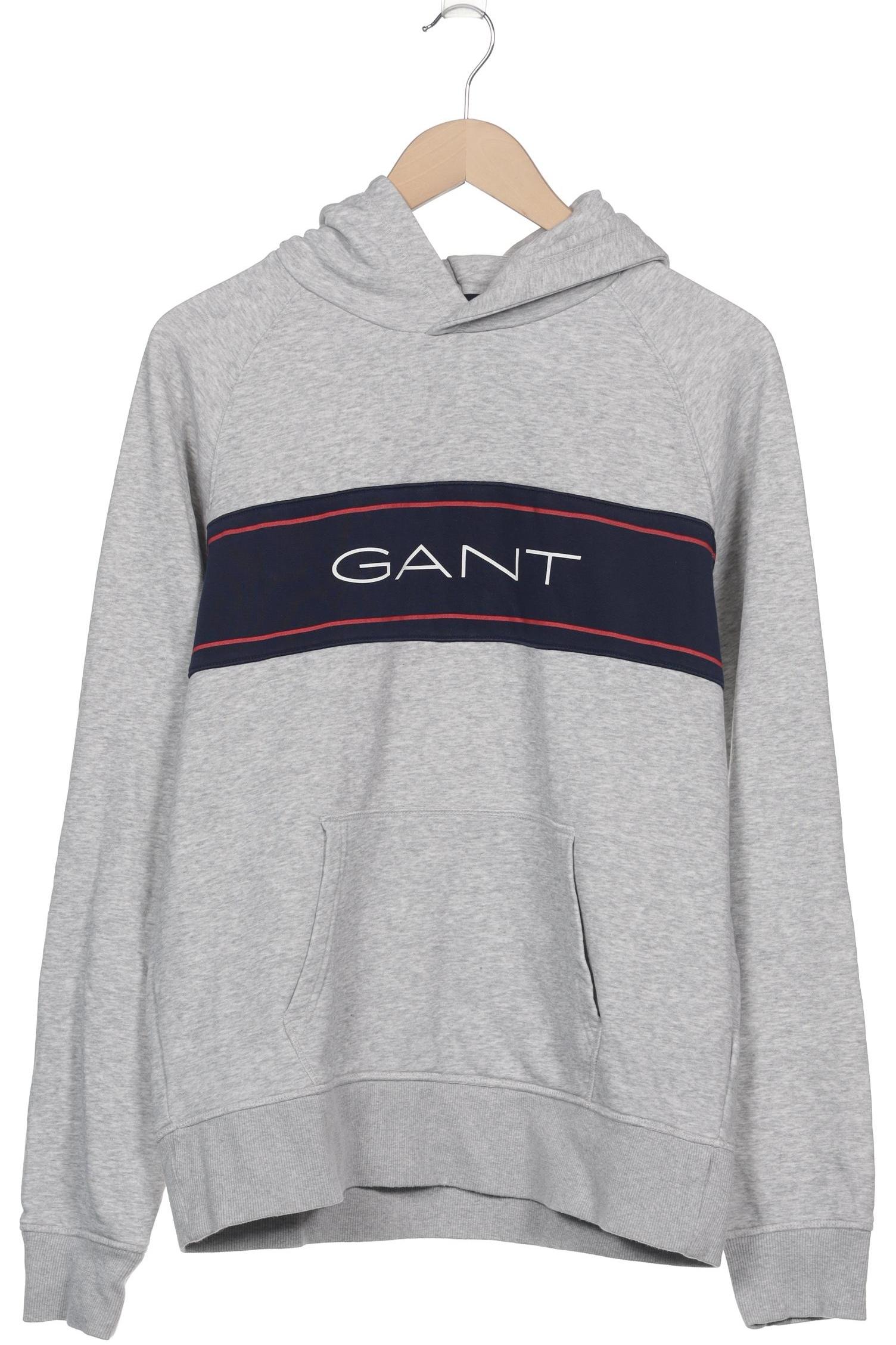 

Gant Herren Kapuzenpullover, grau, Gr. 54