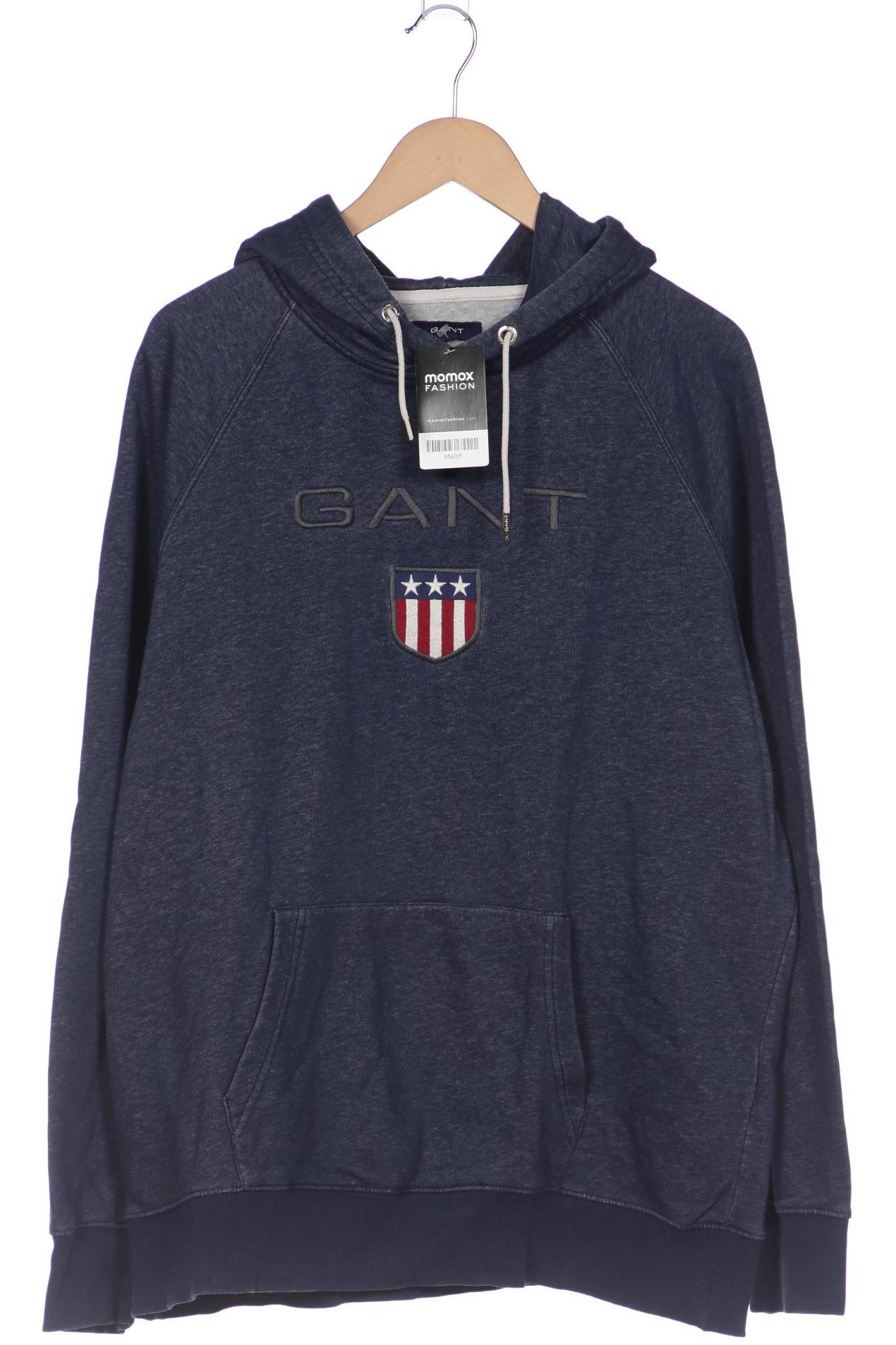 

Gant Herren Kapuzenpullover, marineblau, Gr. 58