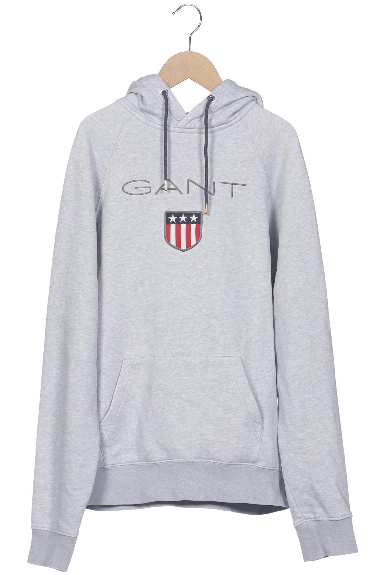 

Gant Herren Kapuzenpullover, grau, Gr. 52