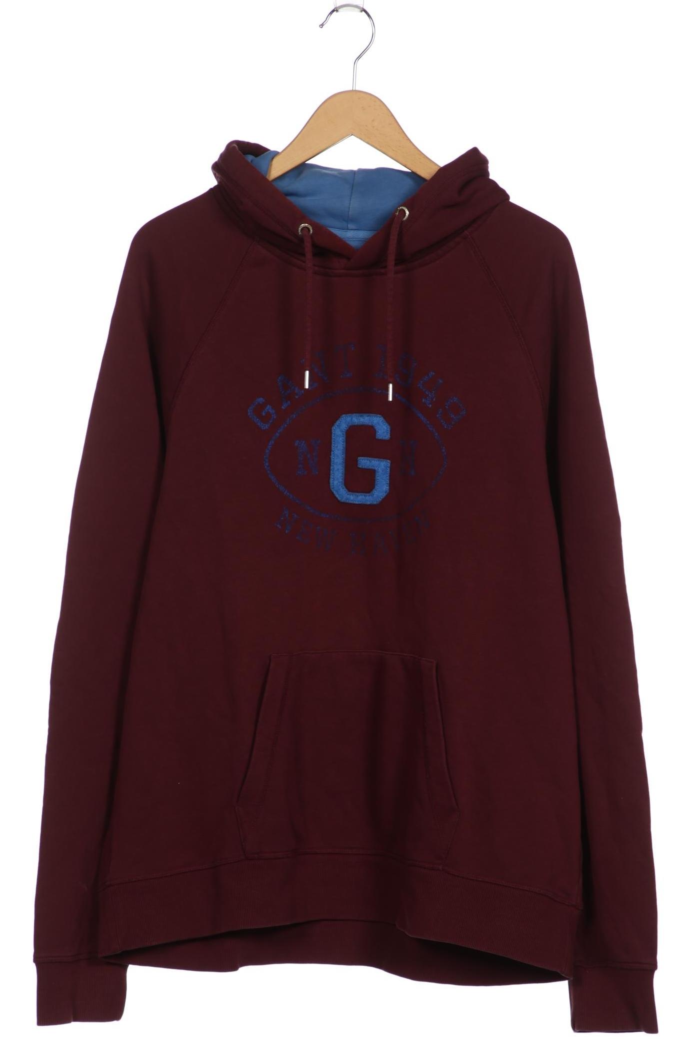 

Gant Herren Kapuzenpullover, bordeaux, Gr. 62