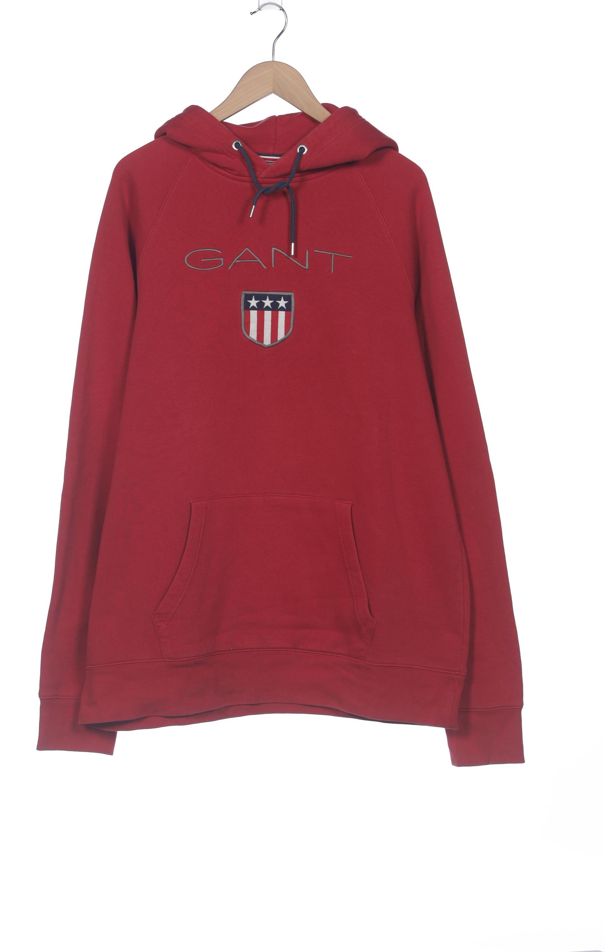 

Gant Herren Kapuzenpullover, rot, Gr. 60