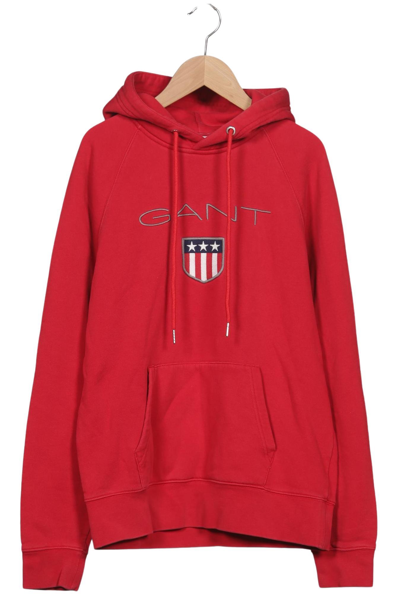 

Gant Herren Kapuzenpullover, rot, Gr. 52