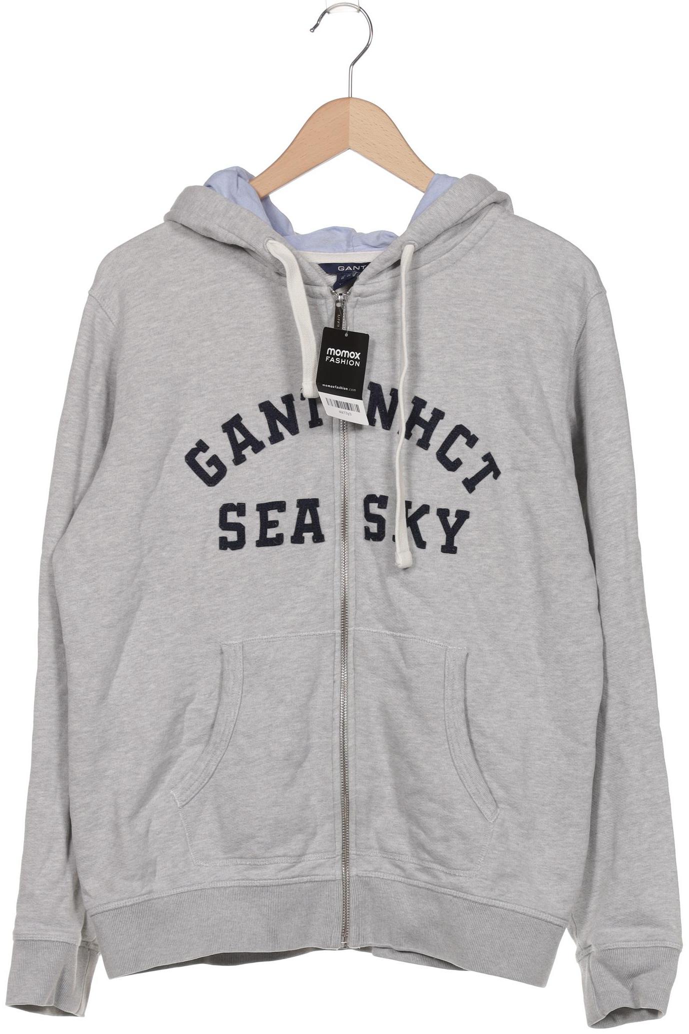 

Gant Herren Kapuzenpullover, grau, Gr. 56