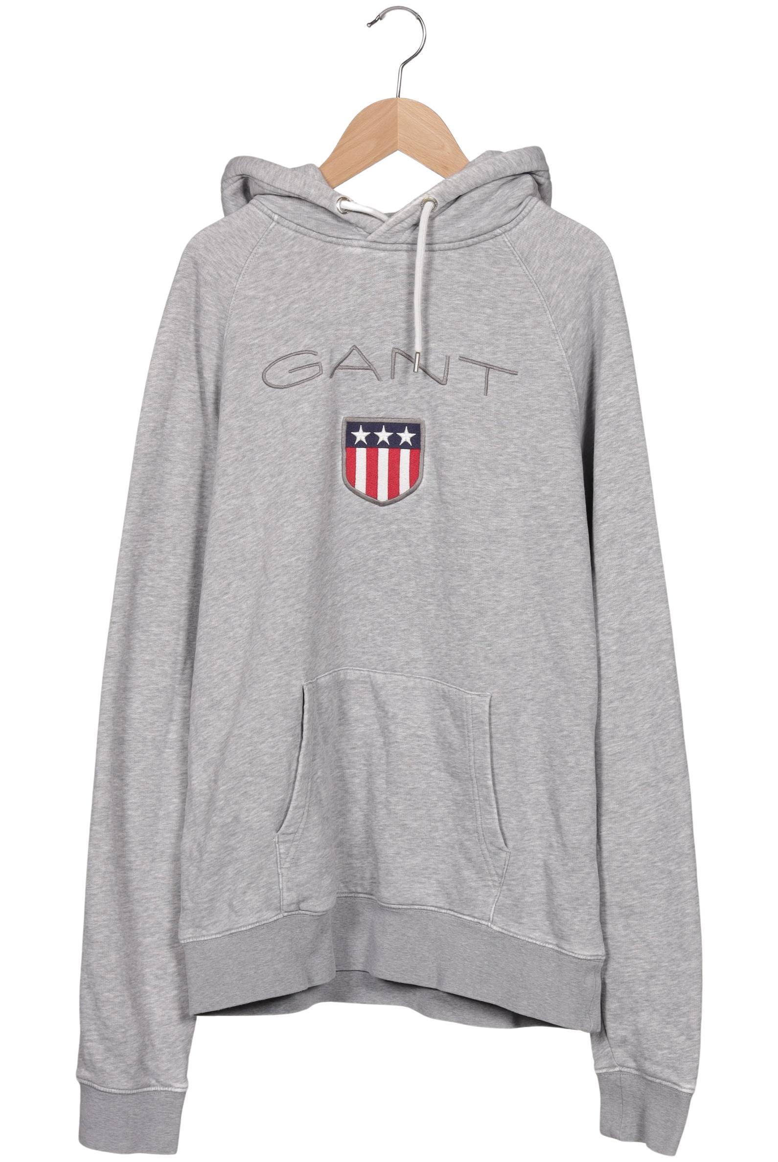 

Gant Herren Kapuzenpullover, grau, Gr. 54