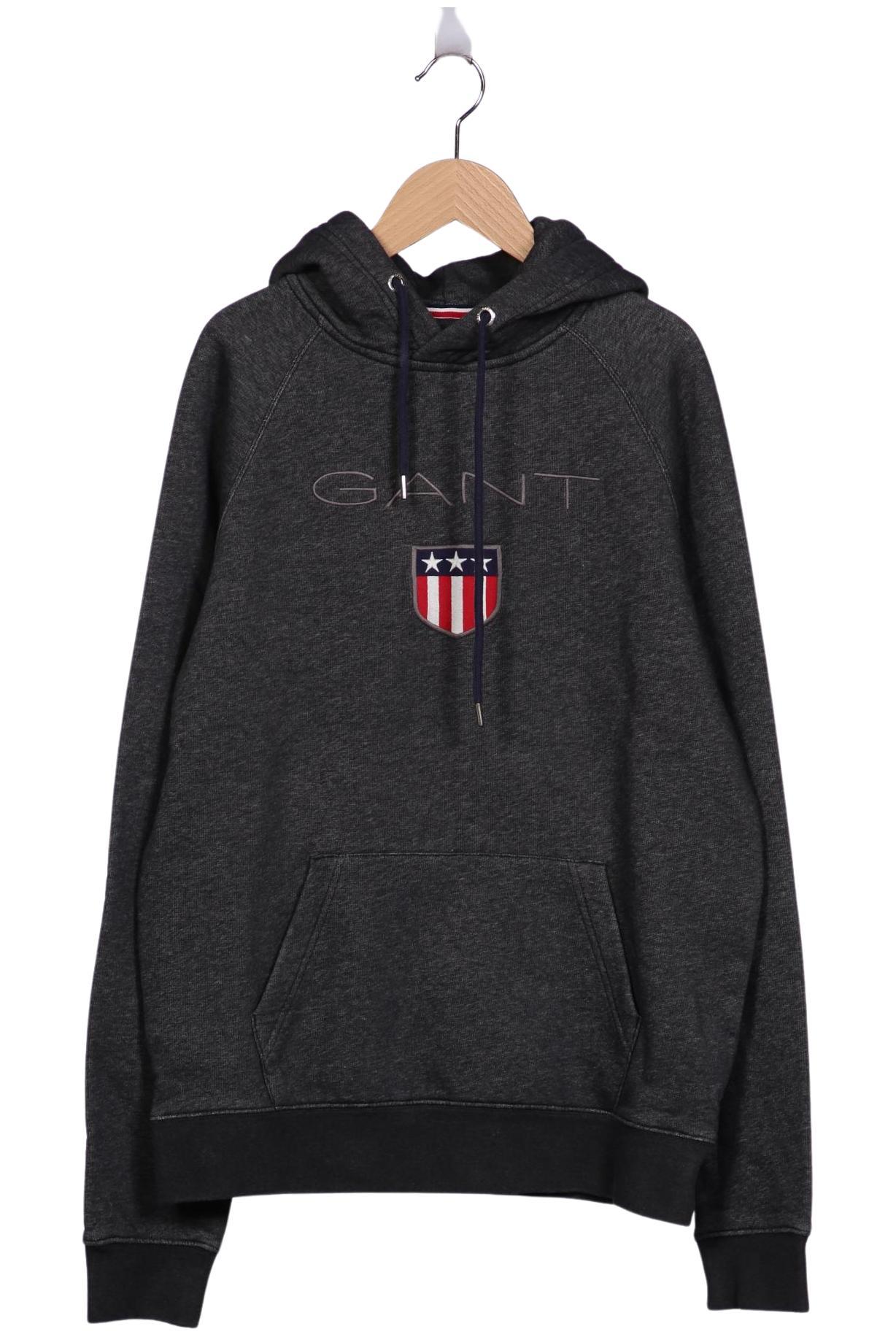 

Gant Herren Kapuzenpullover, grau, Gr. 52