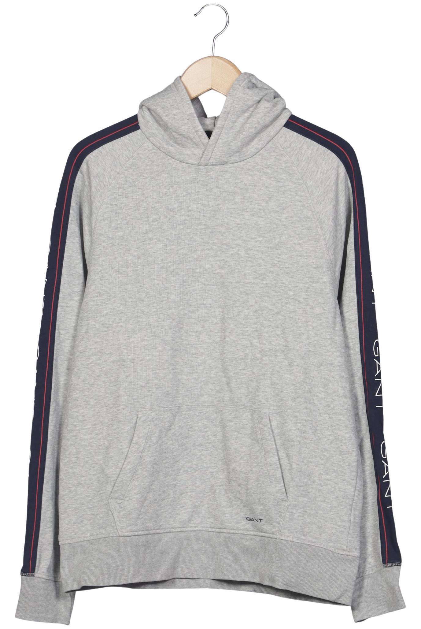 

Gant Herren Kapuzenpullover, grau, Gr. 52