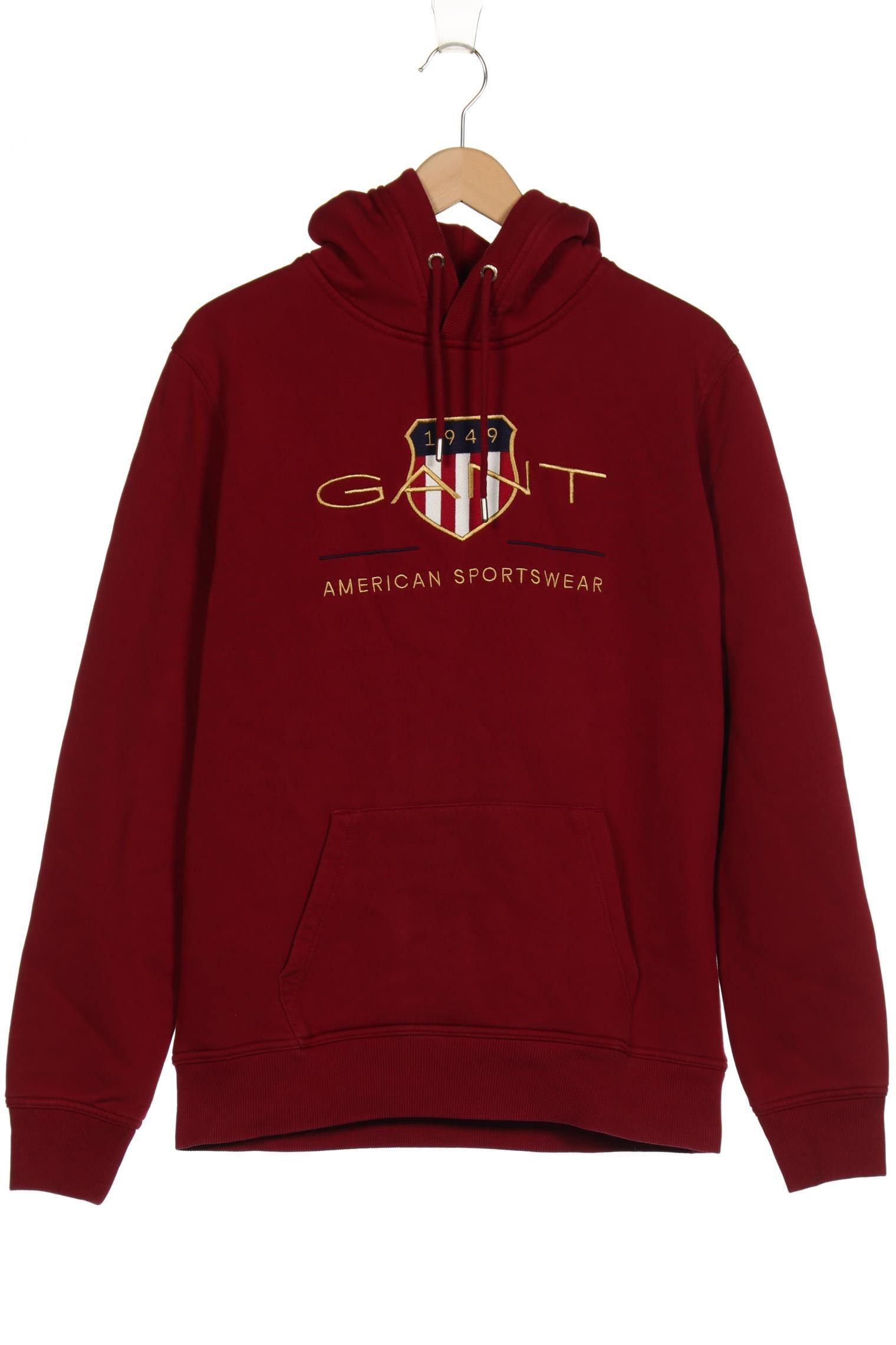 

Gant Herren Kapuzenpullover, rot, Gr. 52