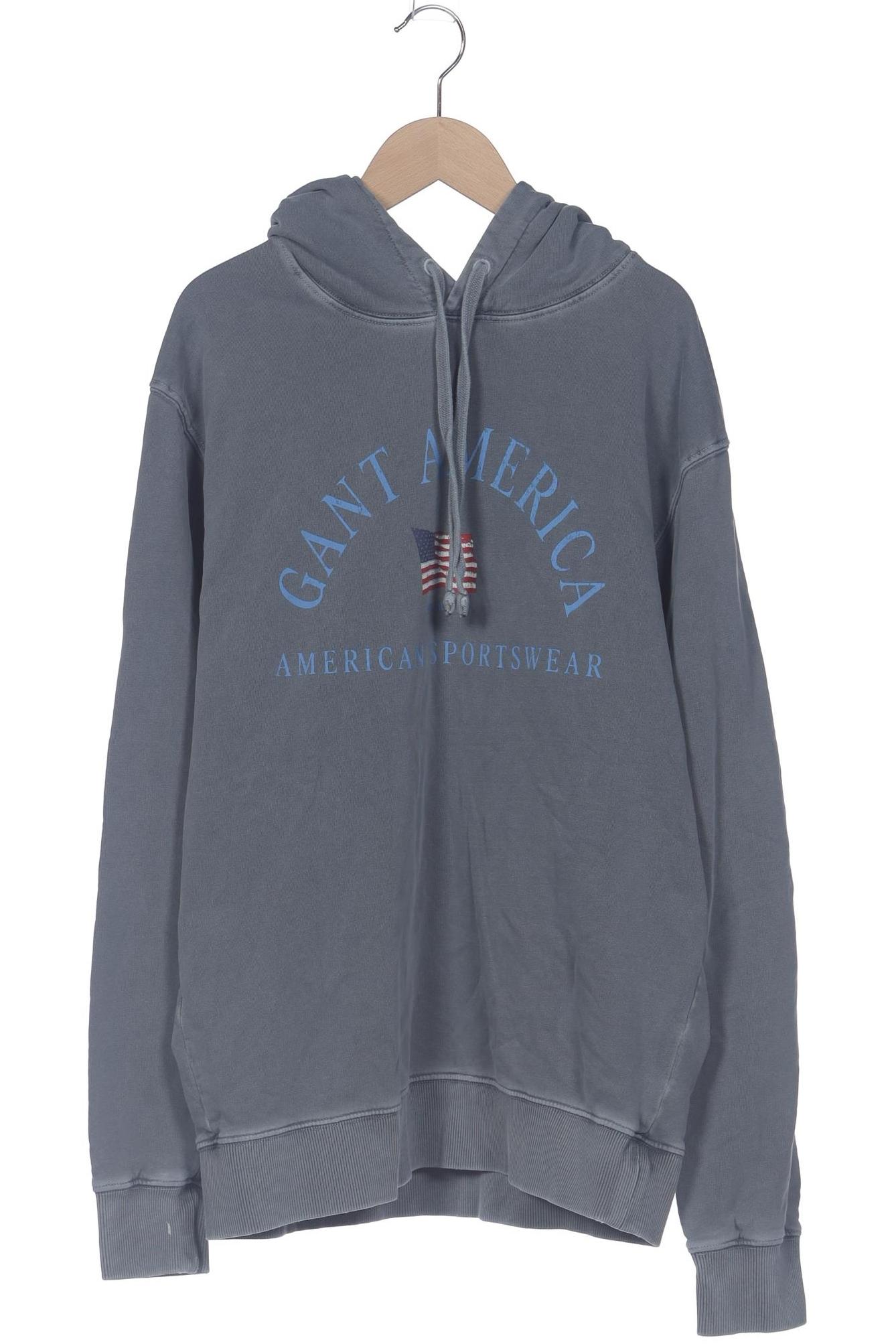 

Gant Herren Kapuzenpullover, grau, Gr. 52