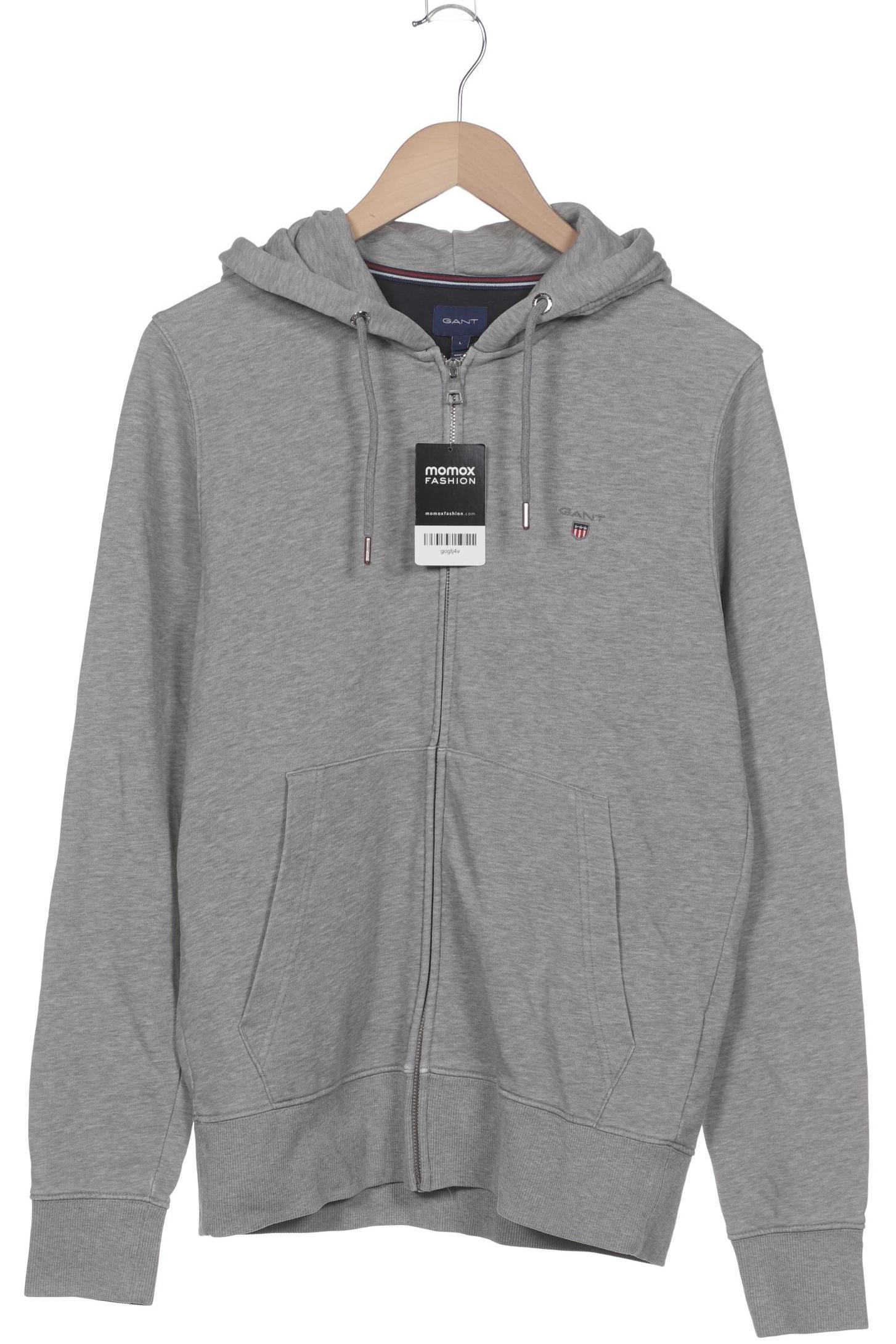 

Gant Herren Kapuzenpullover, grau, Gr. 52