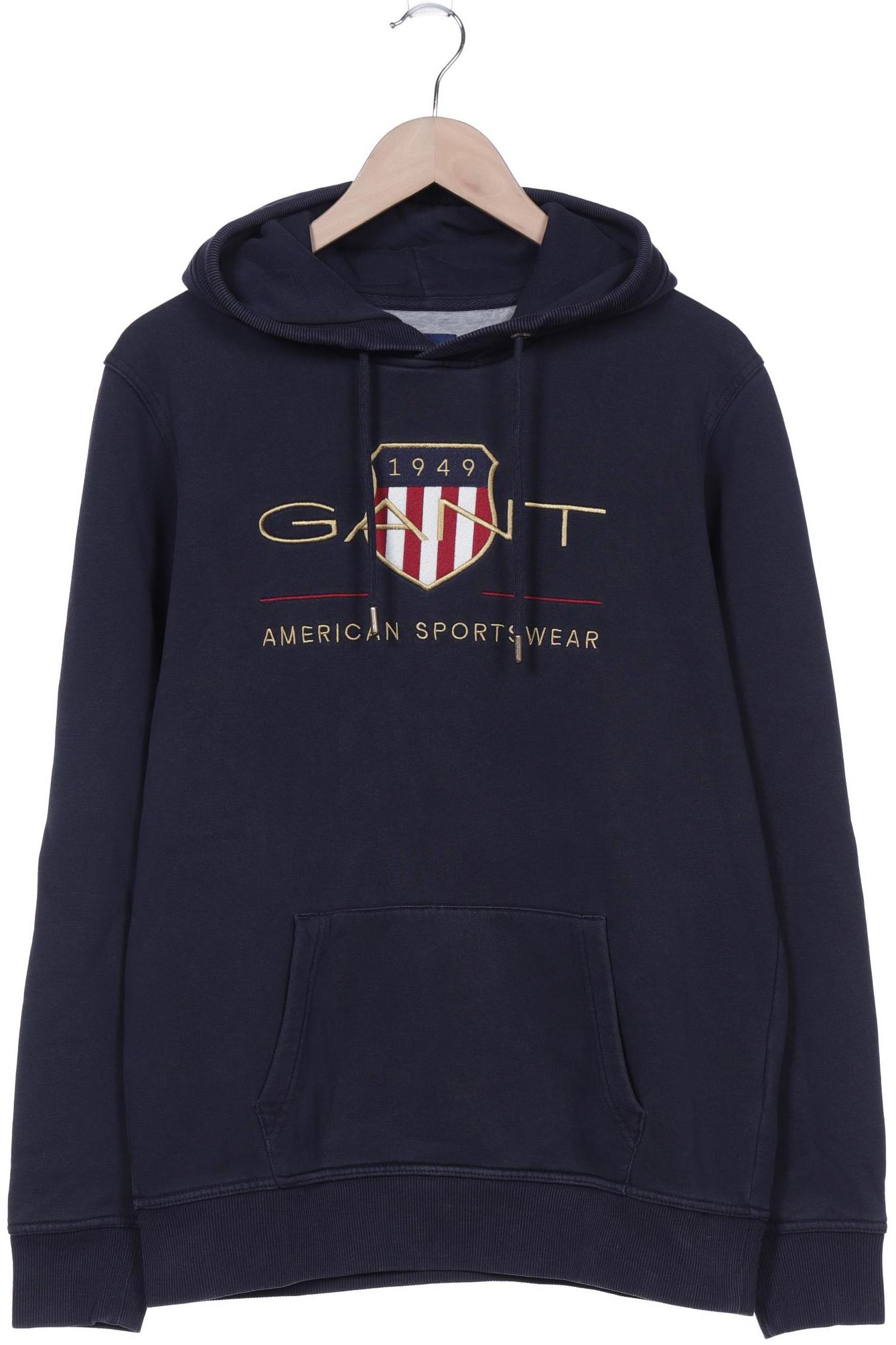 

Gant Herren Kapuzenpullover, marineblau, Gr. 52