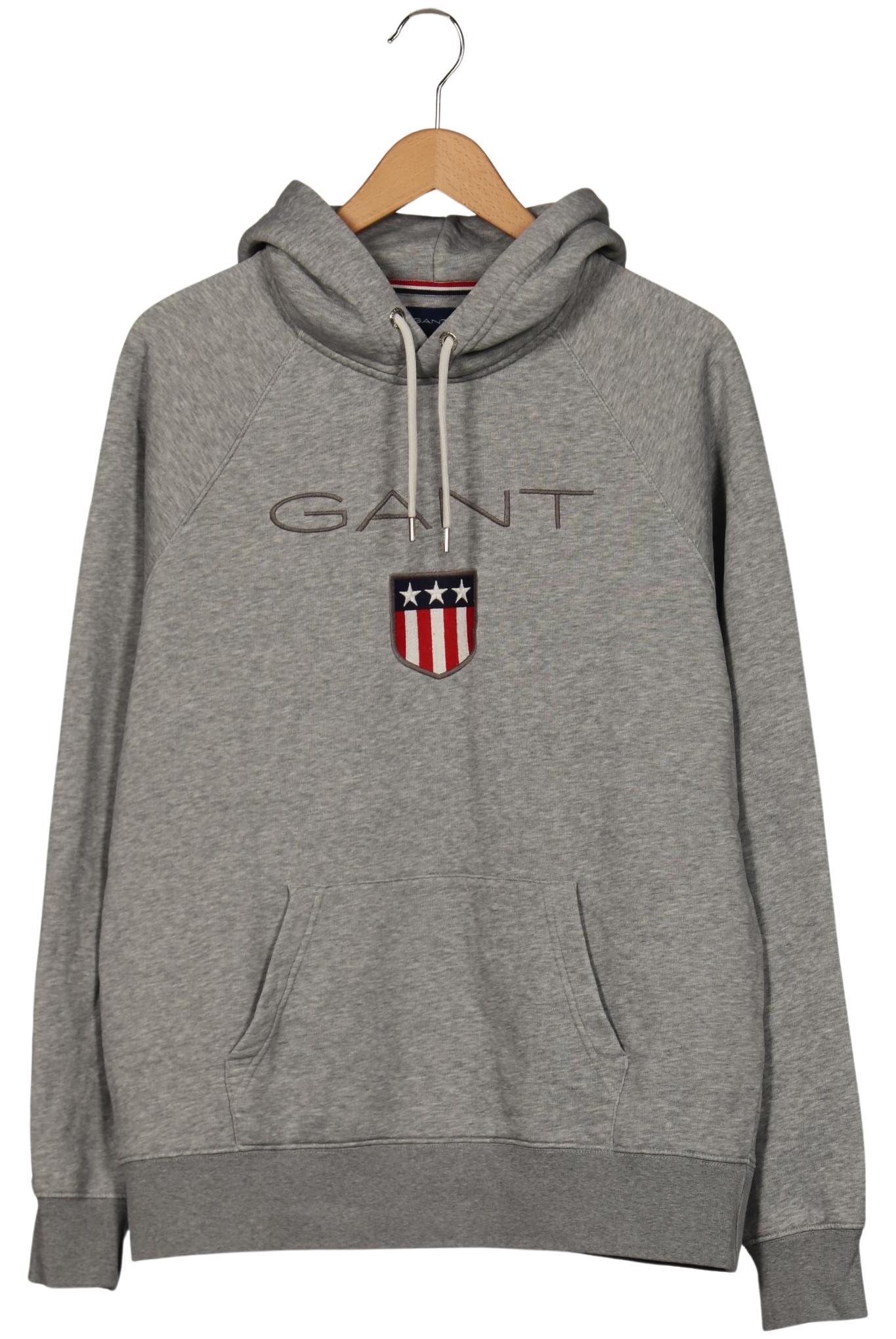 

Gant Herren Kapuzenpullover, grau, Gr. 54