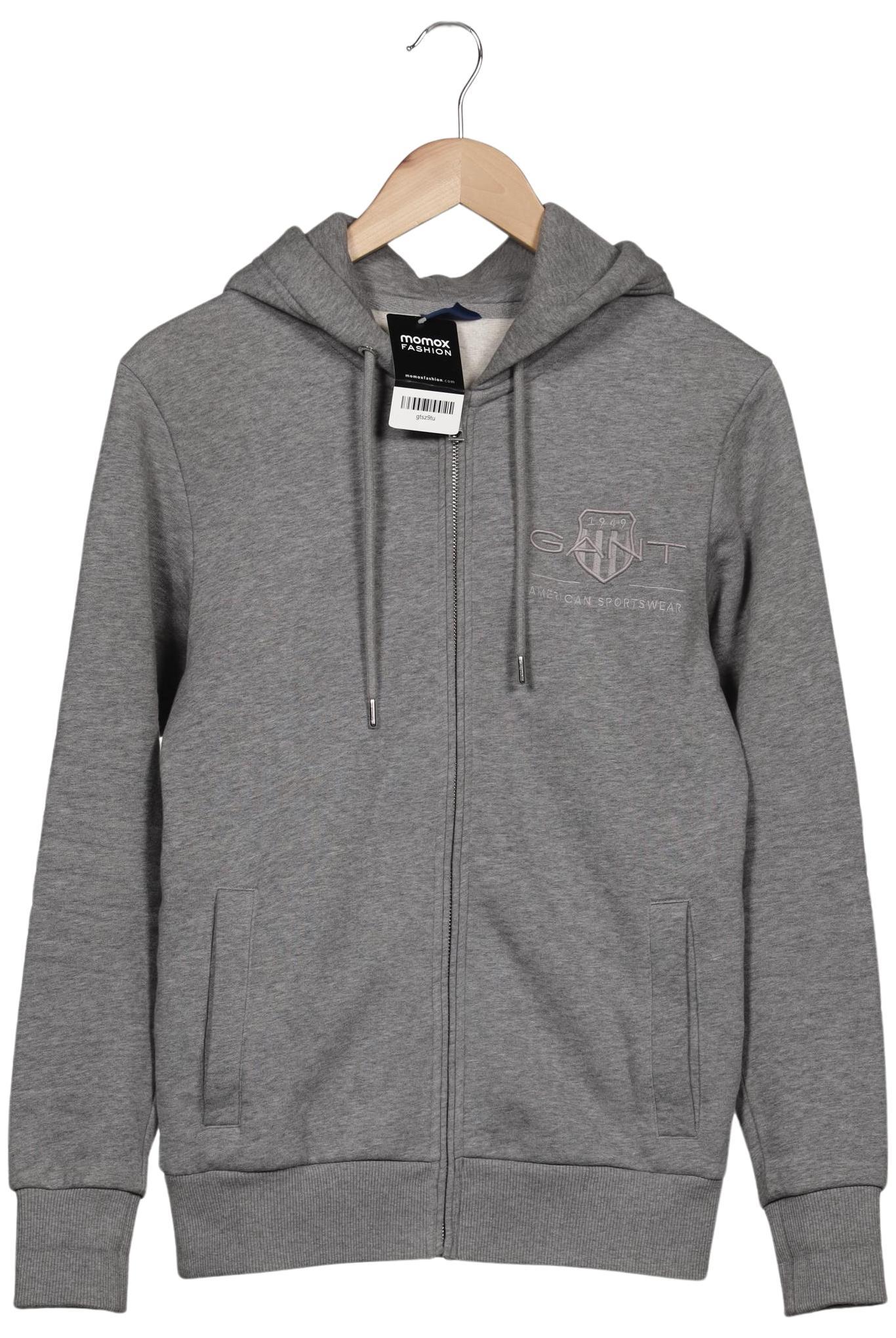 

Gant Herren Kapuzenpullover, grau, Gr. 44