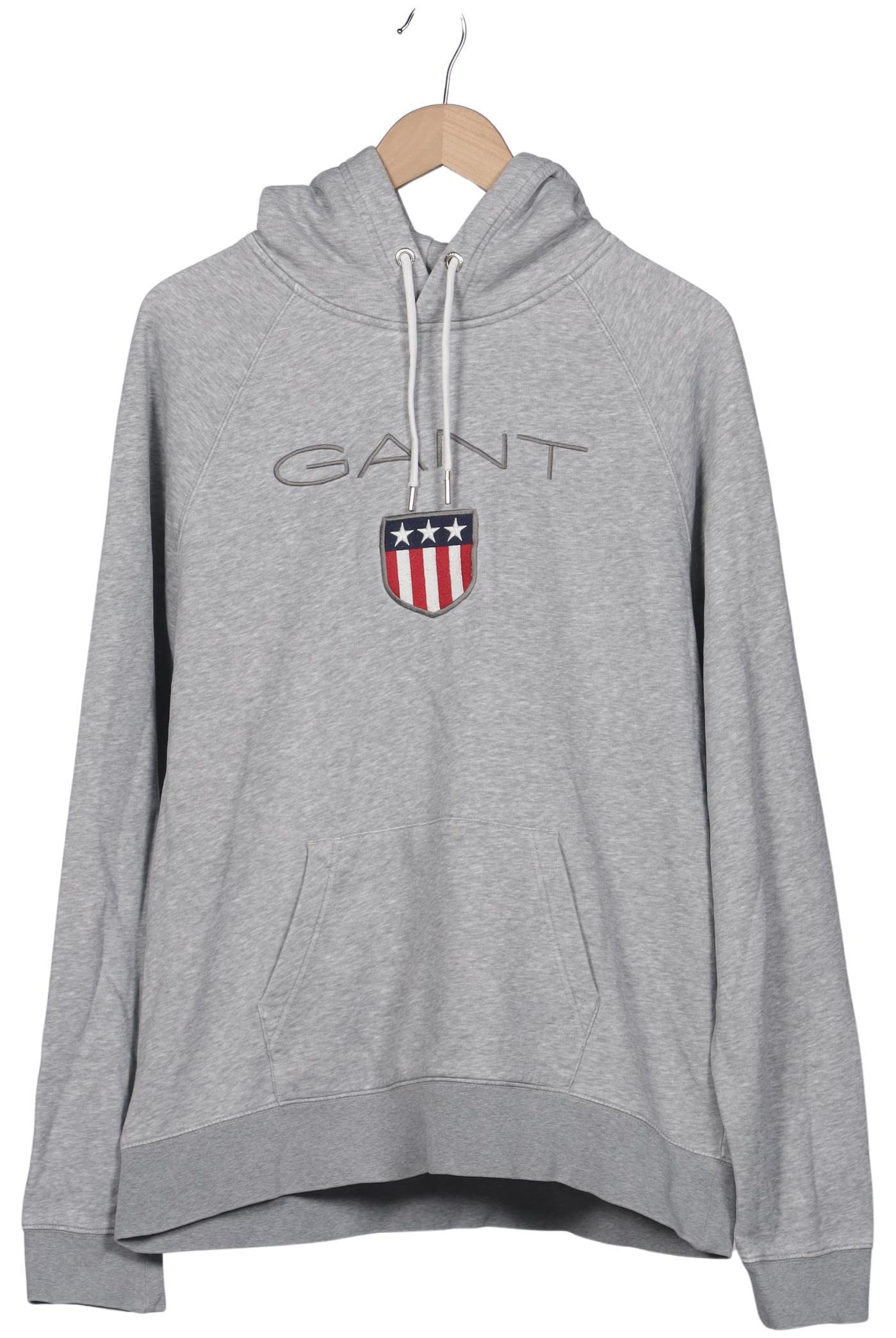 

Gant Herren Kapuzenpullover, grau, Gr. 56