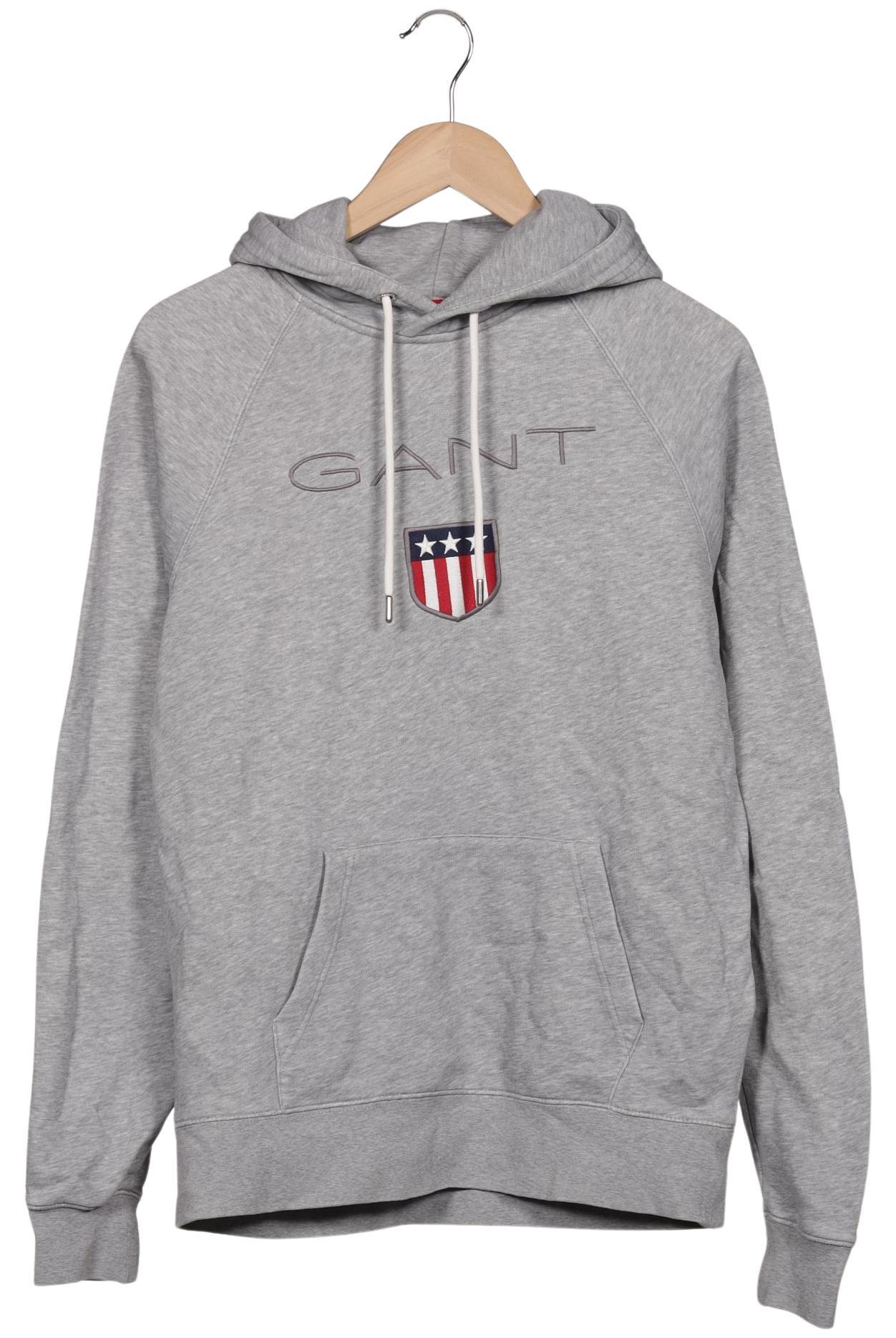 

Gant Herren Kapuzenpullover, grau, Gr. 48