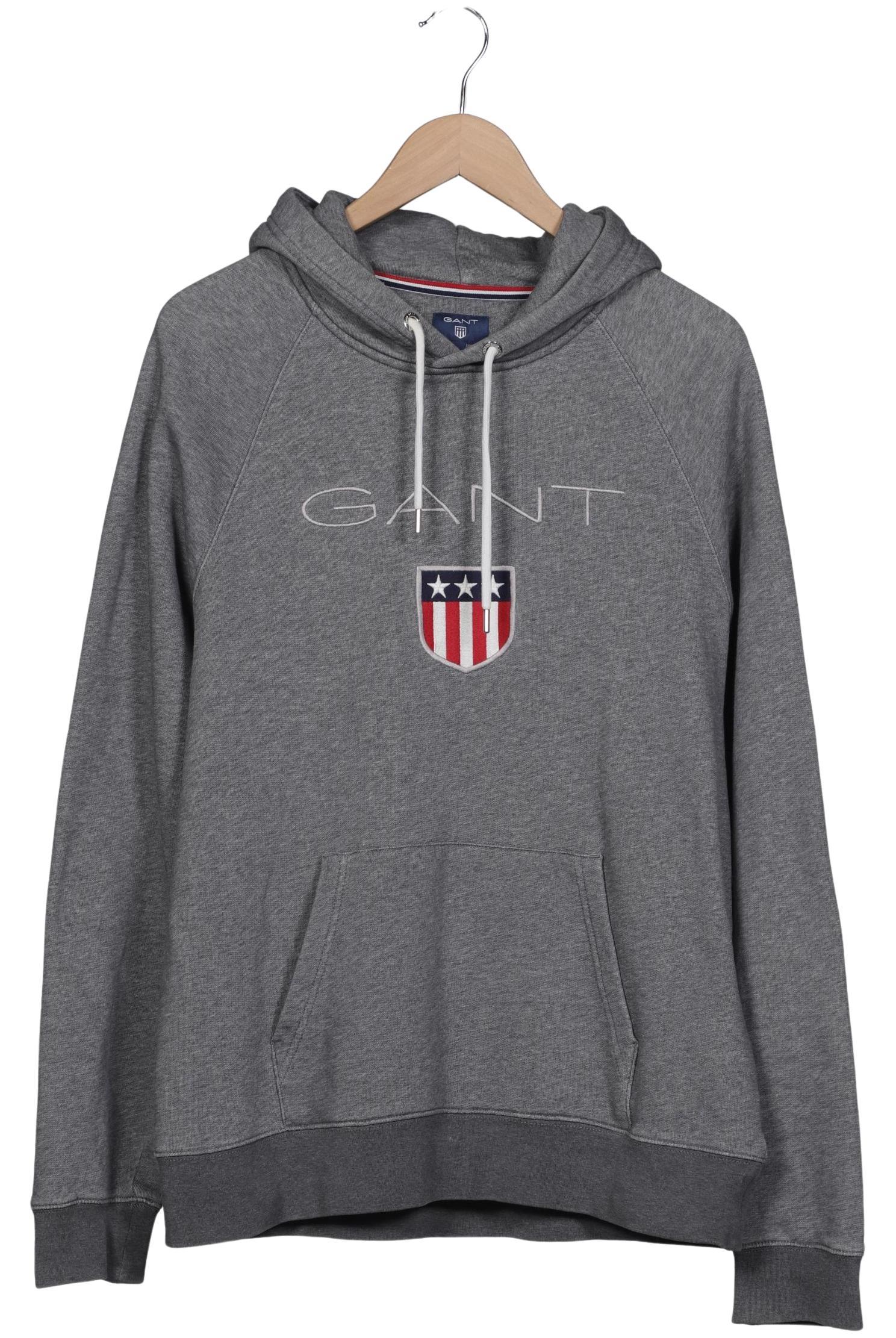 

Gant Herren Kapuzenpullover, grau, Gr. 54