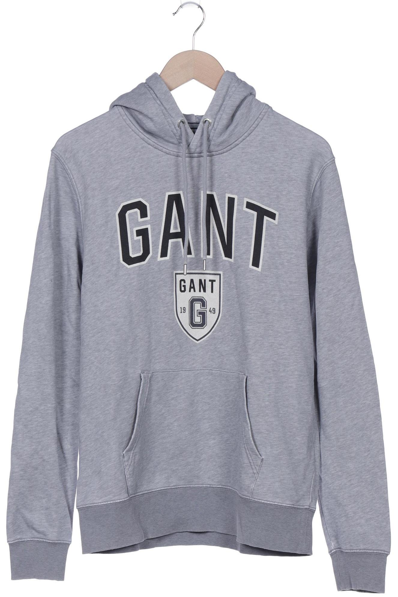 

Gant Herren Kapuzenpullover, grau, Gr. 52