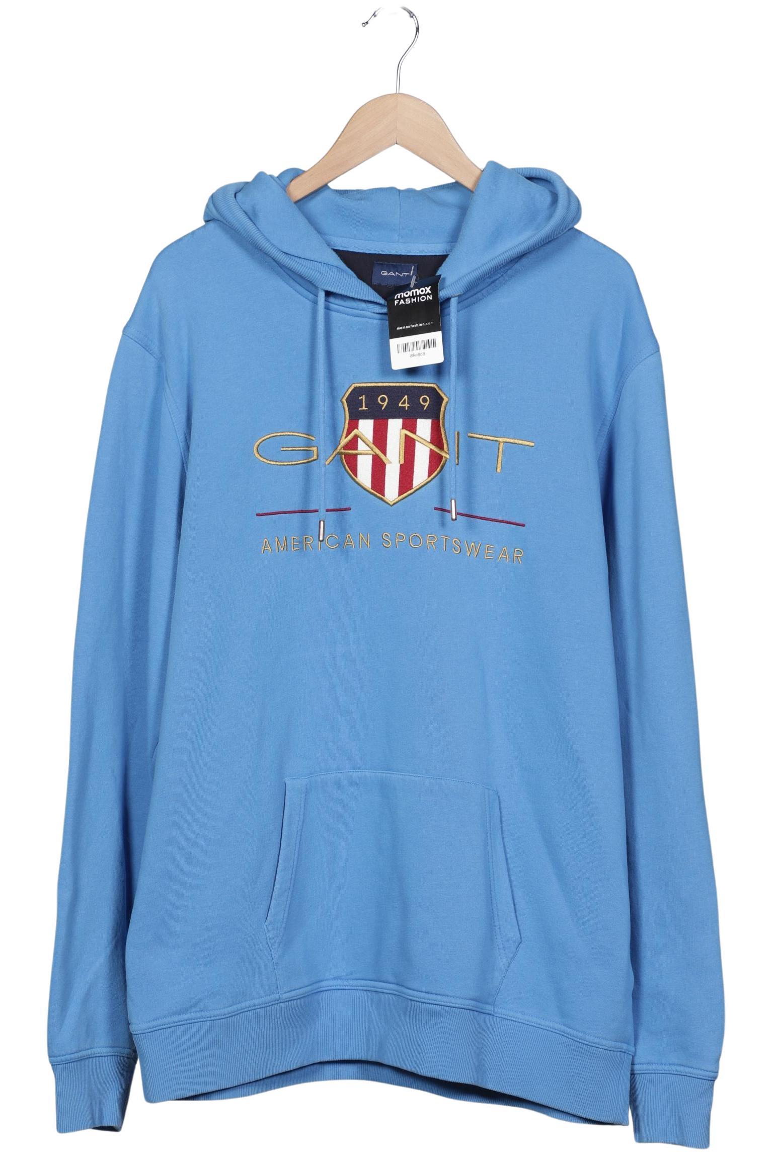 

Gant Herren Kapuzenpullover, blau, Gr. 56