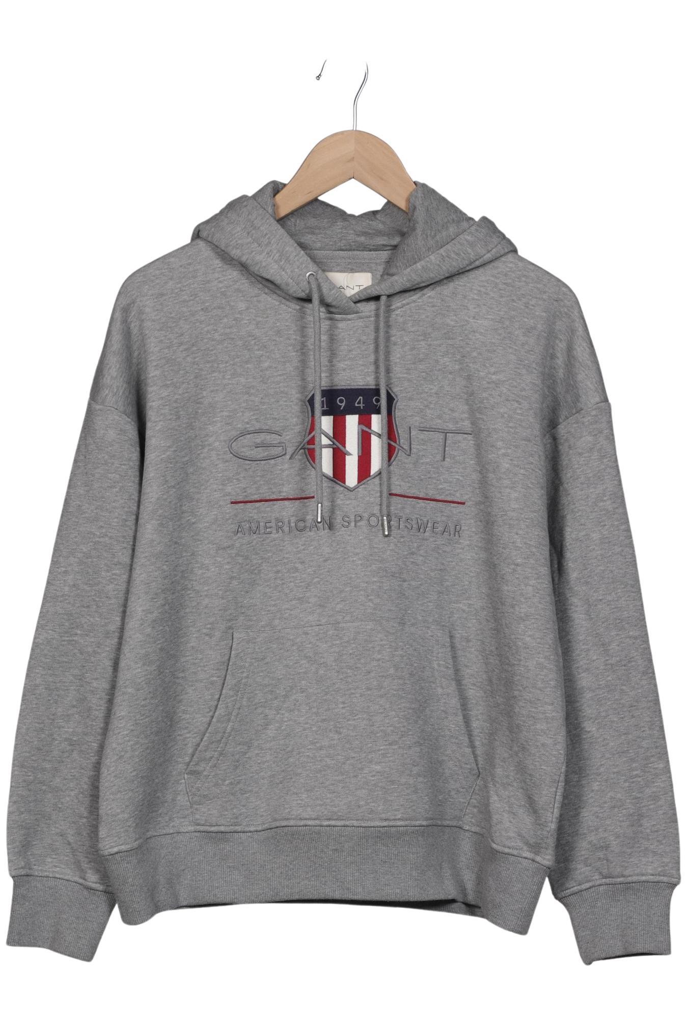 

Gant Herren Kapuzenpullover, grau, Gr. 48