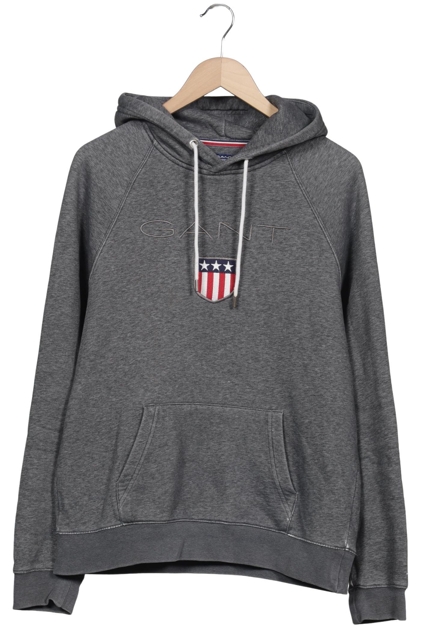 Thumbnail - Gant Herren Kapuzenpullover, grau, Gr. 52