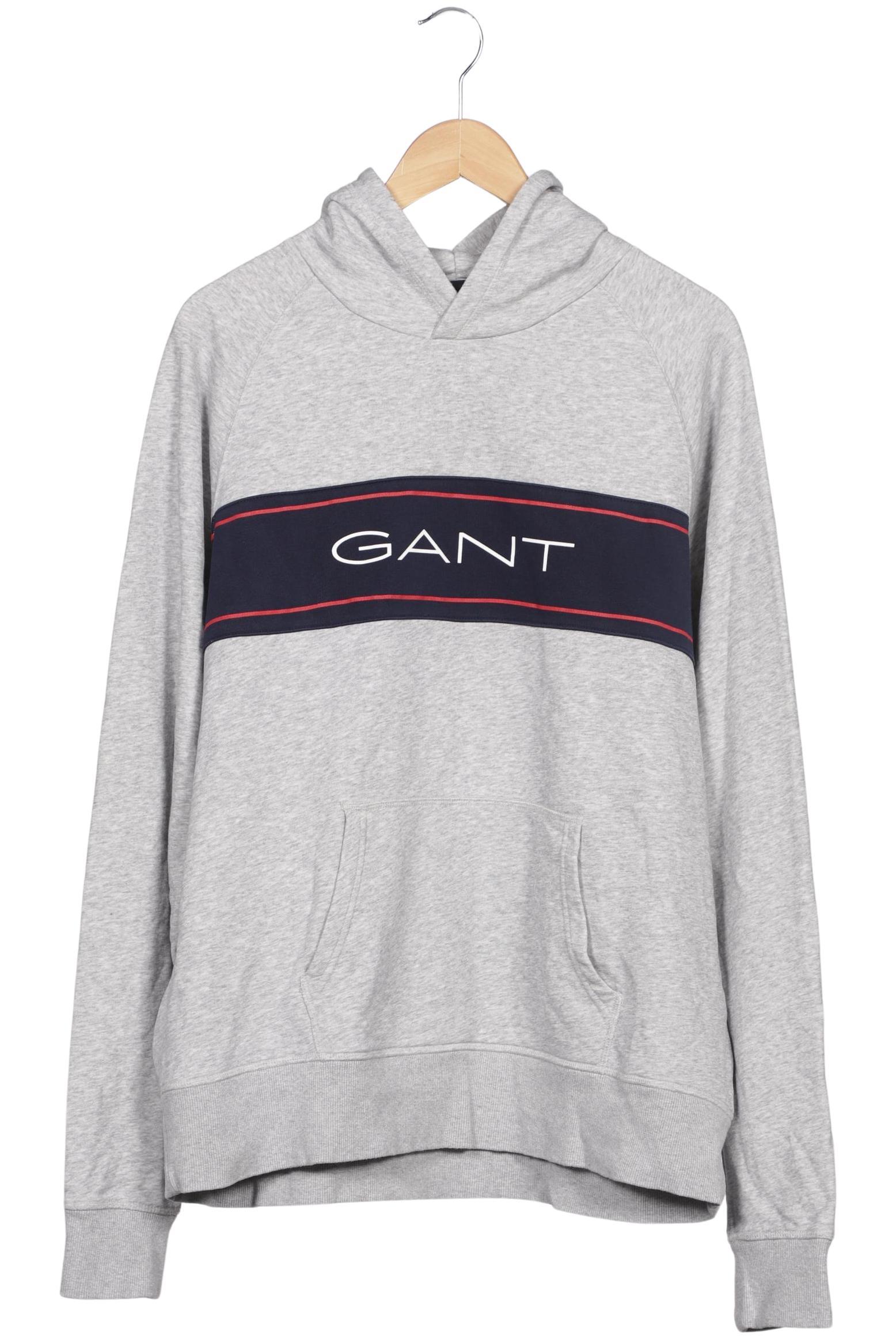 

Gant Herren Kapuzenpullover, grau, Gr. 58