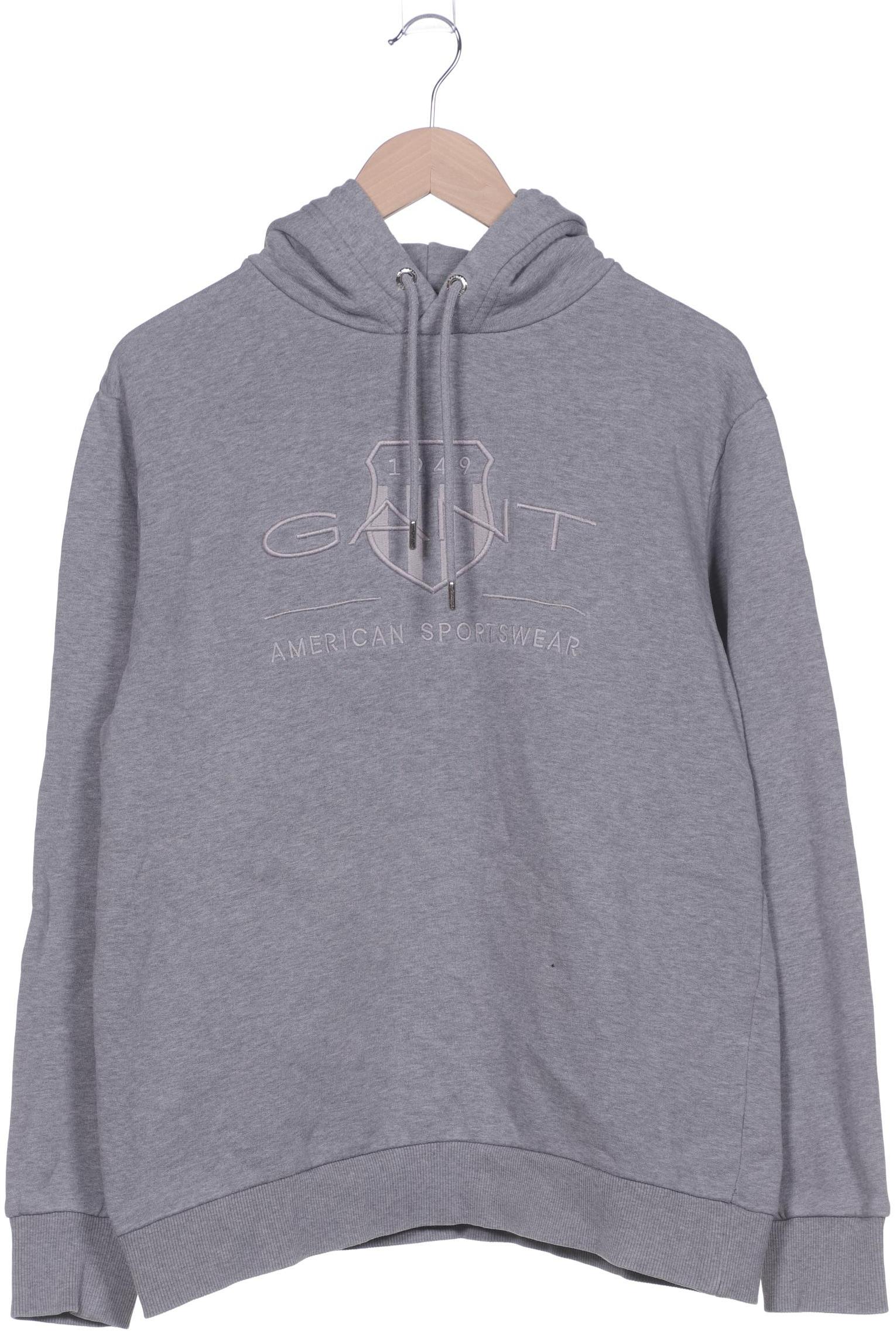 

Gant Herren Kapuzenpullover, grau, Gr. 52