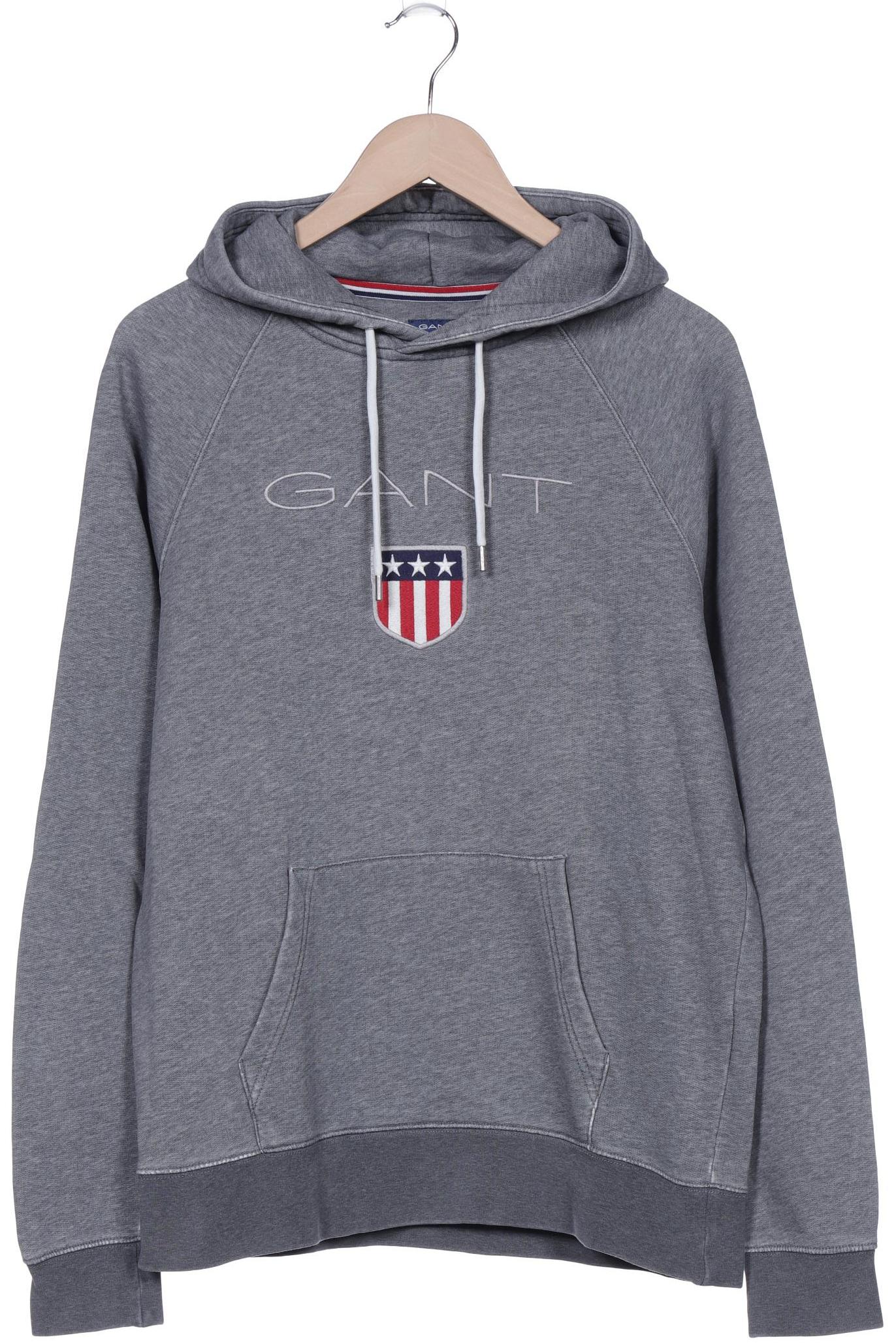 

Gant Herren Kapuzenpullover, grau, Gr. 52