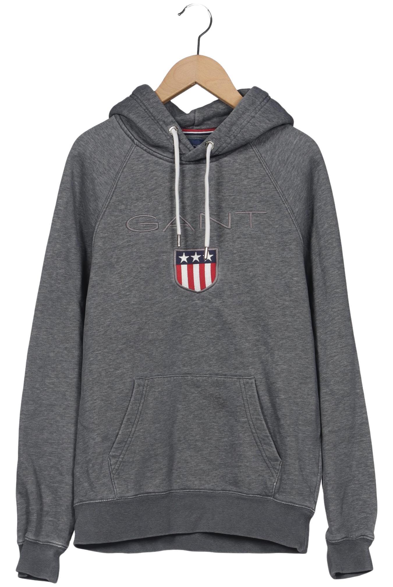 

Gant Herren Kapuzenpullover, grau, Gr. 46