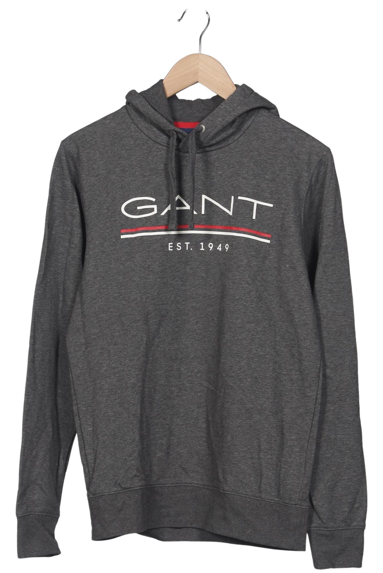 

Gant Herren Kapuzenpullover, grau, Gr. 48