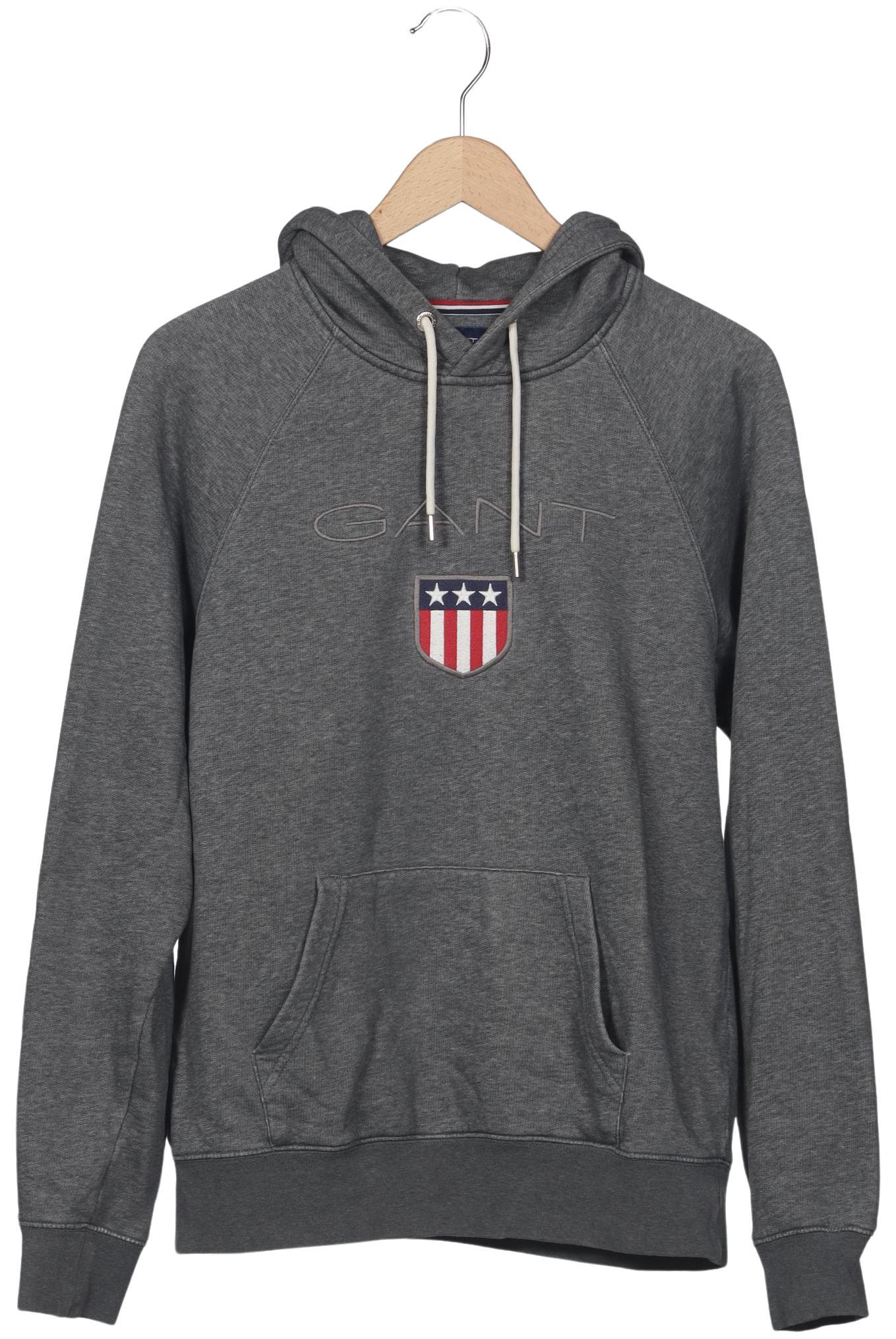 

Gant Herren Kapuzenpullover, grau, Gr. 52