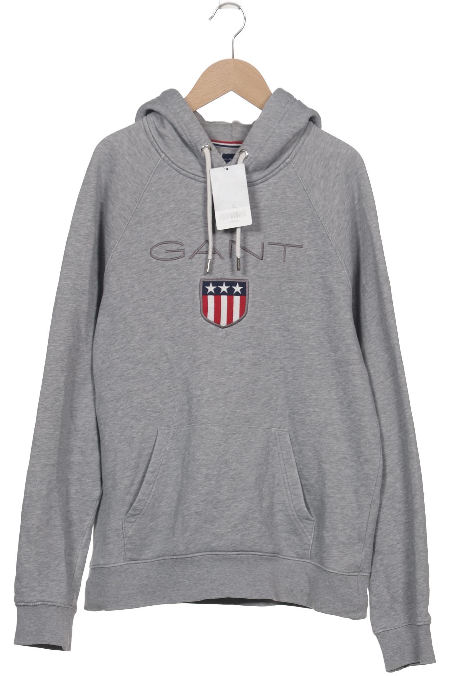 

Gant Herren Kapuzenpullover, grau, Gr. 48