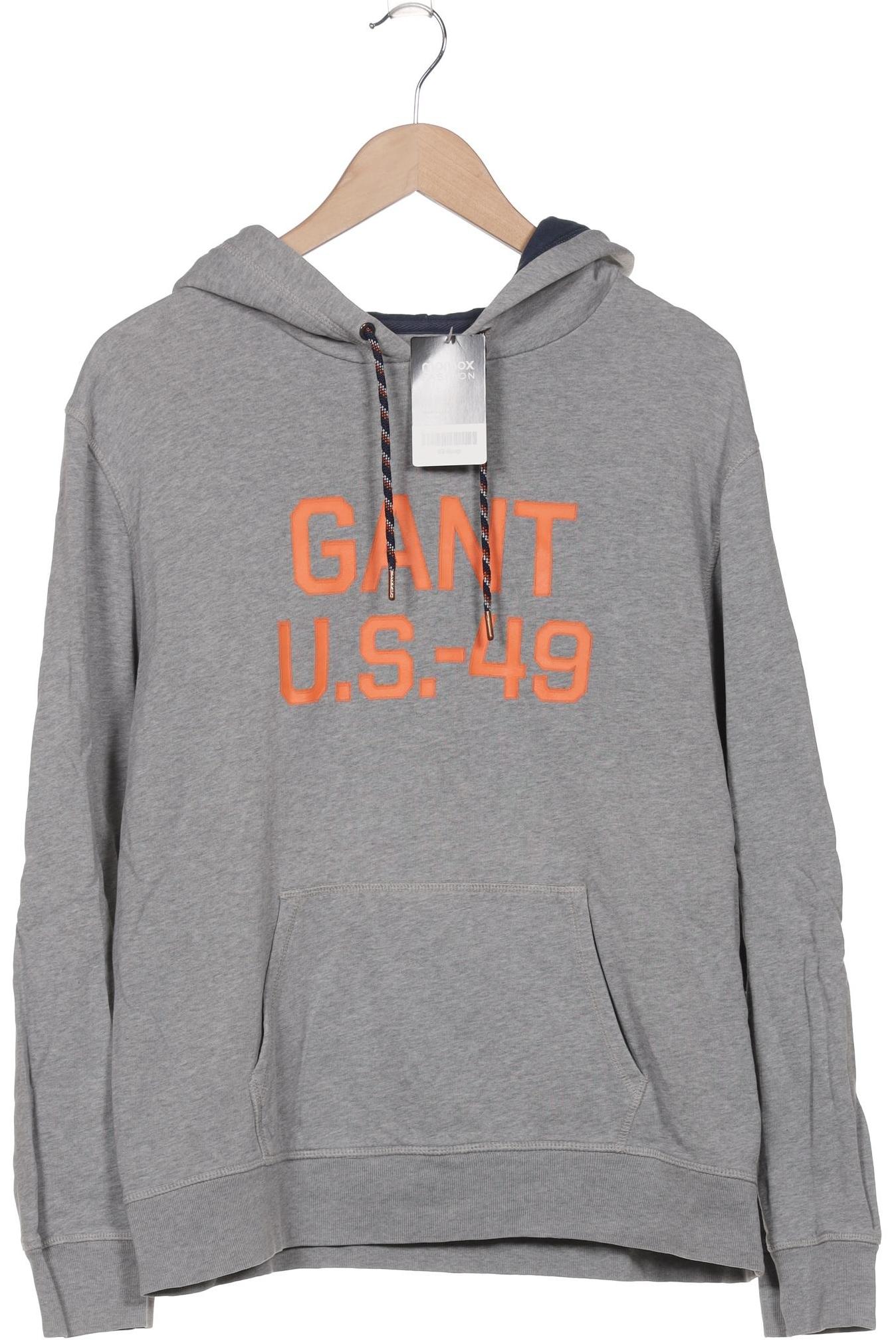 

Gant Herren Kapuzenpullover, grau, Gr. 52