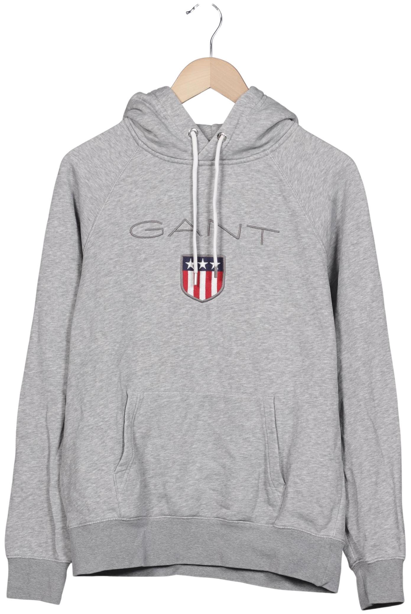 

Gant Herren Kapuzenpullover, grau, Gr. 52