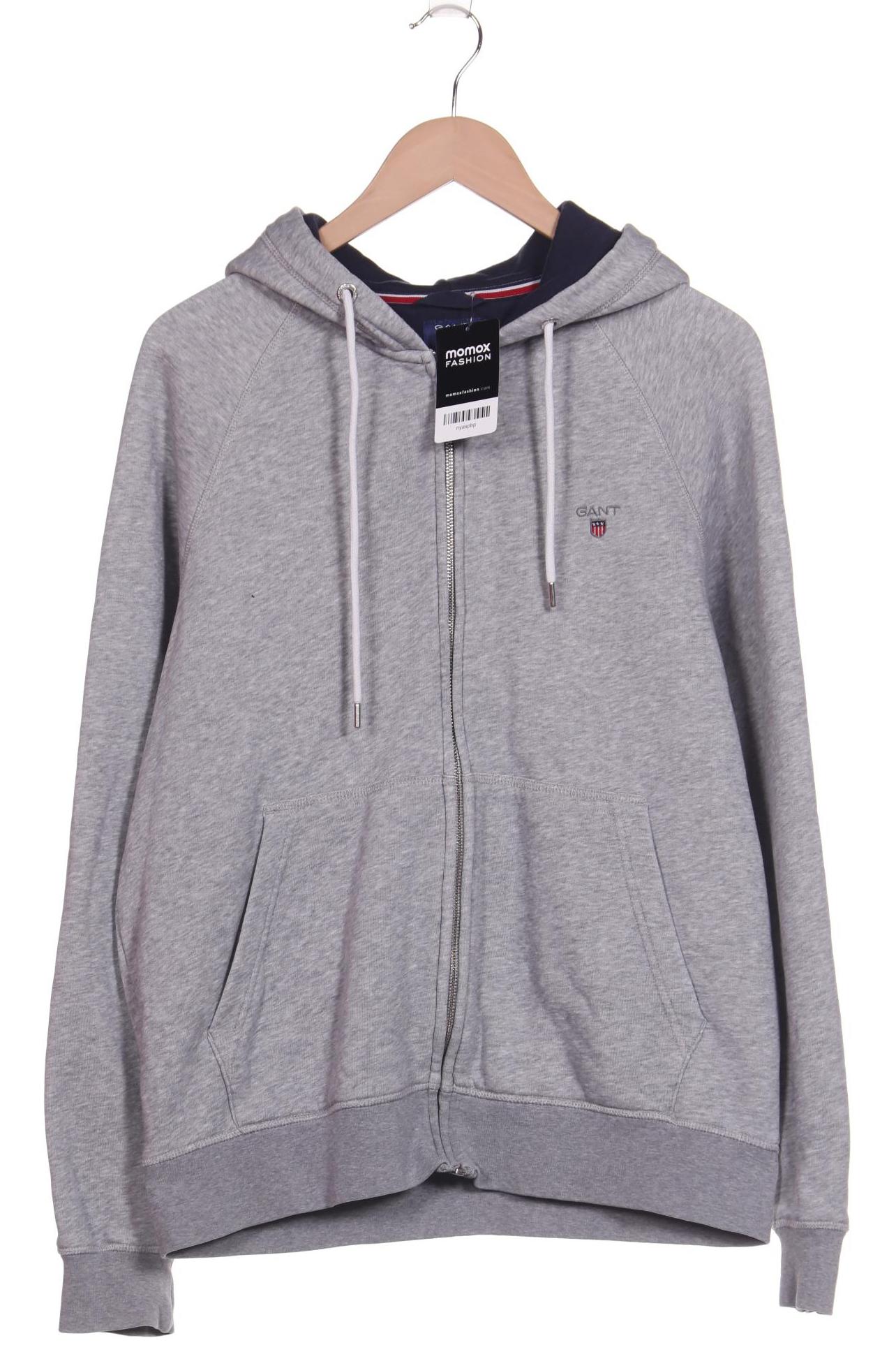 

Gant Herren Kapuzenpullover, grau, Gr. 54