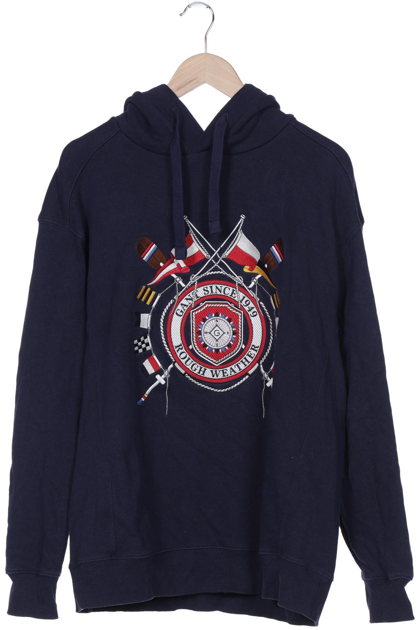 

Gant Herren Kapuzenpullover, blau, Gr. 54