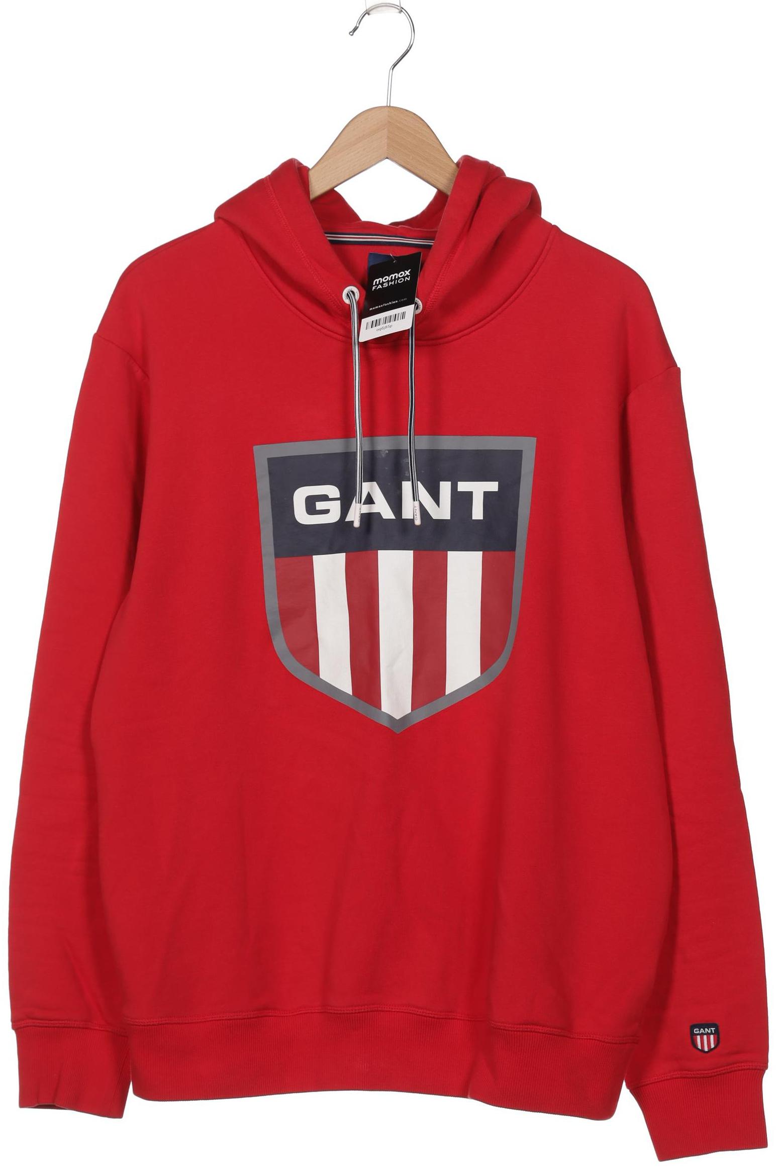

Gant Herren Kapuzenpullover, rot, Gr. 56