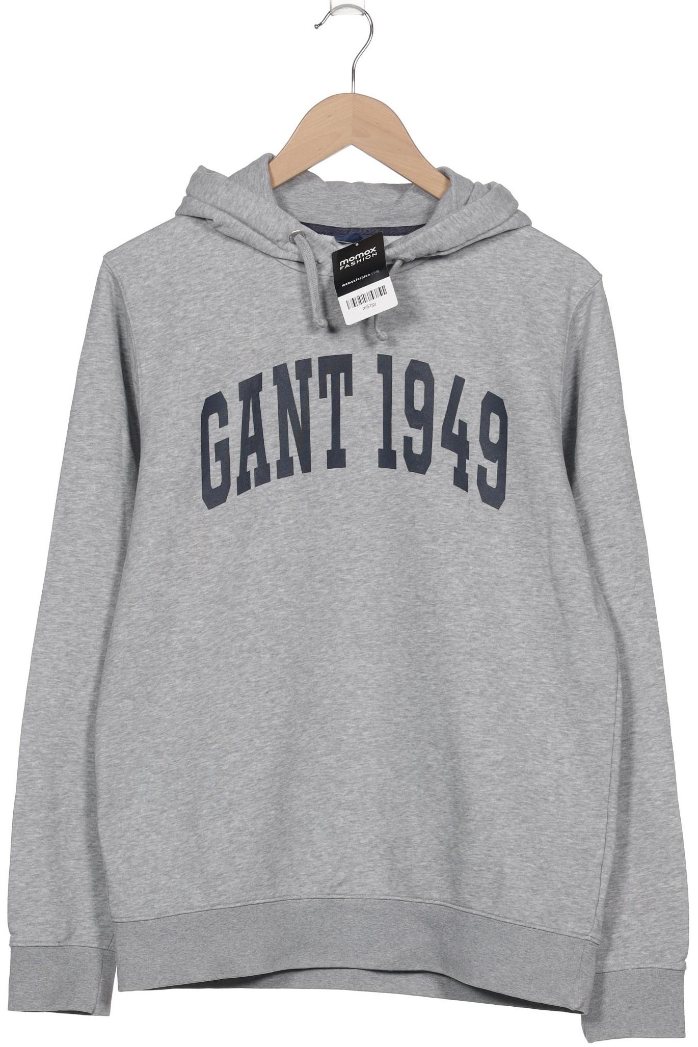 

Gant Herren Kapuzenpullover, grau, Gr. 52