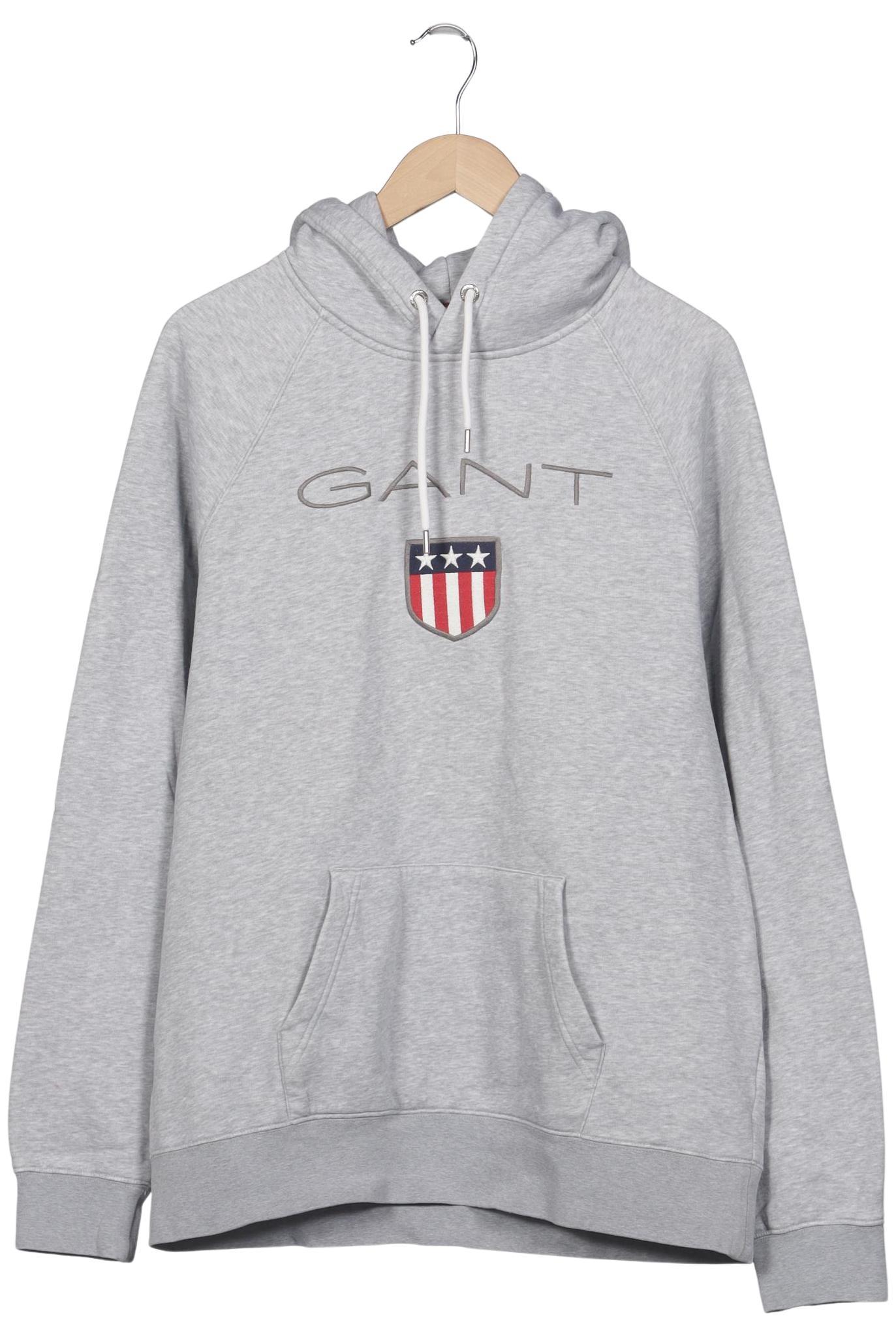 

Gant Herren Kapuzenpullover, grau, Gr. 56