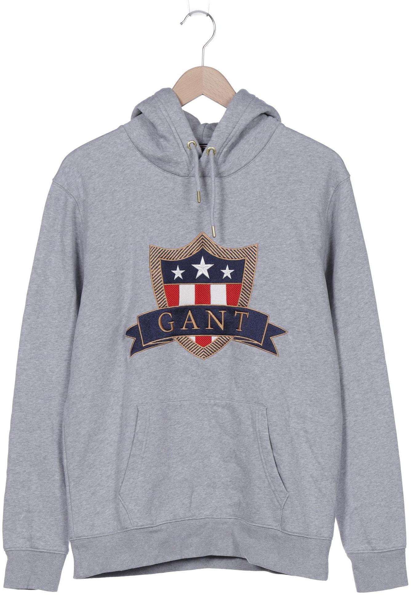 

Gant Herren Kapuzenpullover, grau, Gr. 52