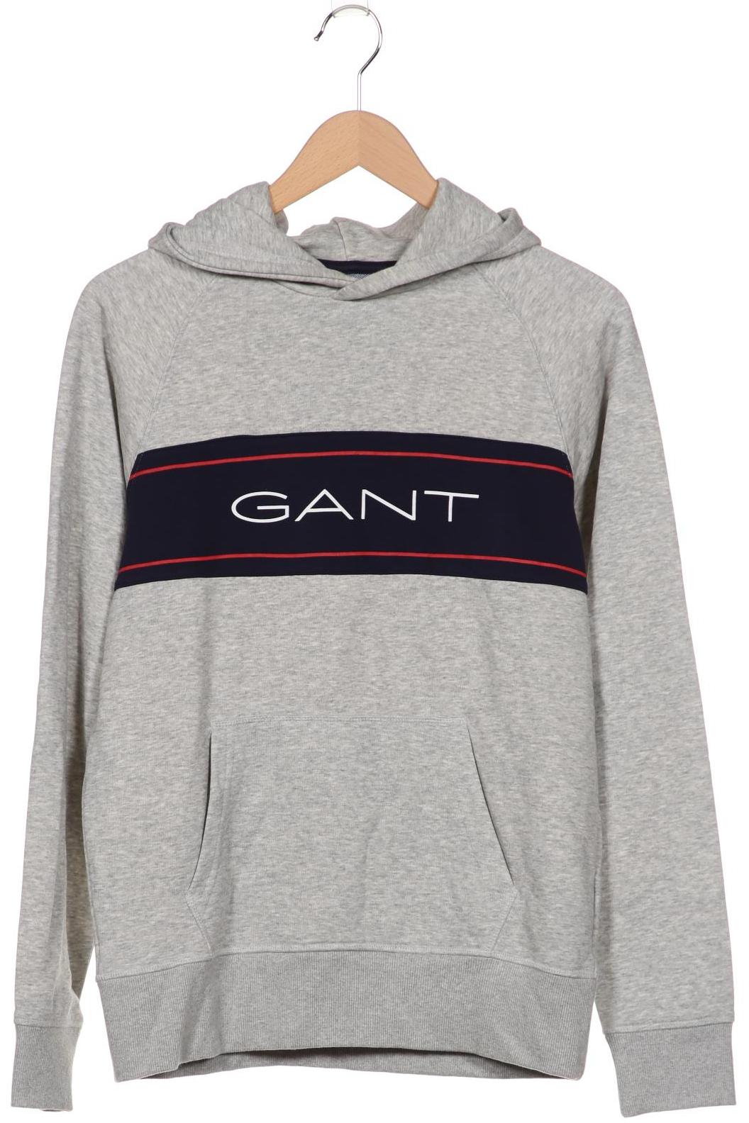 

Gant Herren Kapuzenpullover, grau, Gr. 48