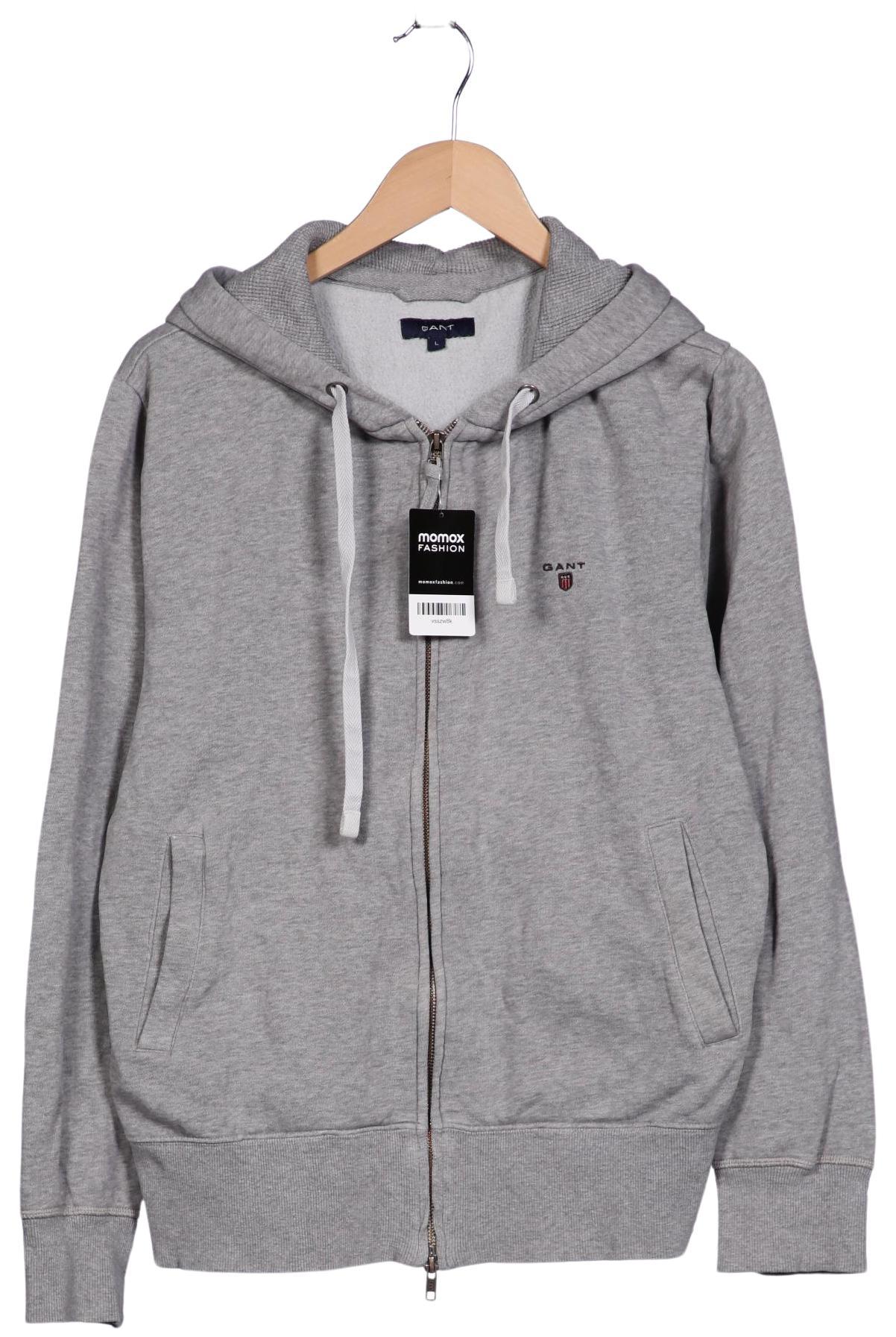 

Gant Herren Kapuzenpullover, grau, Gr. 52