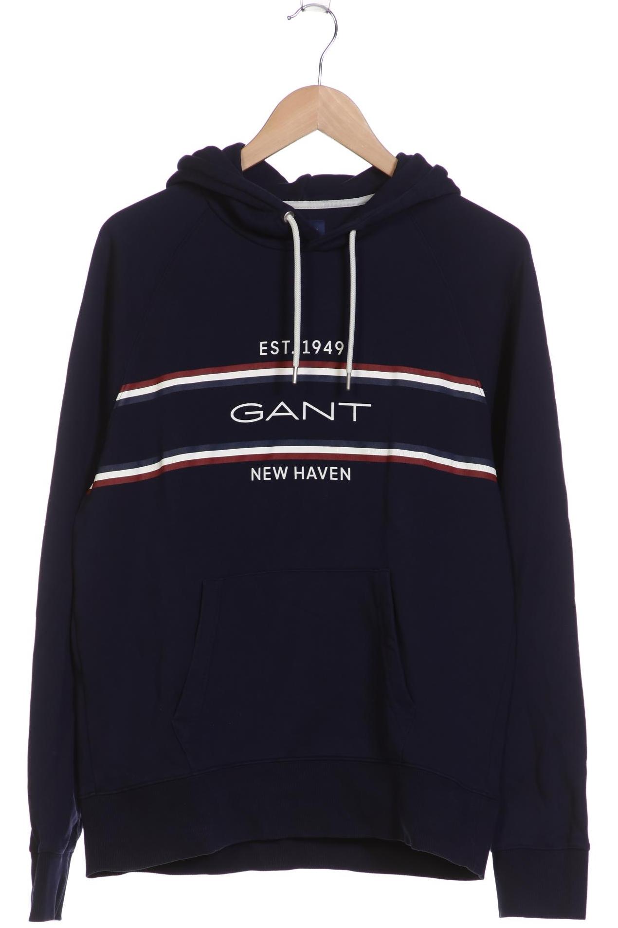 

Gant Herren Kapuzenpullover, marineblau, Gr. 52