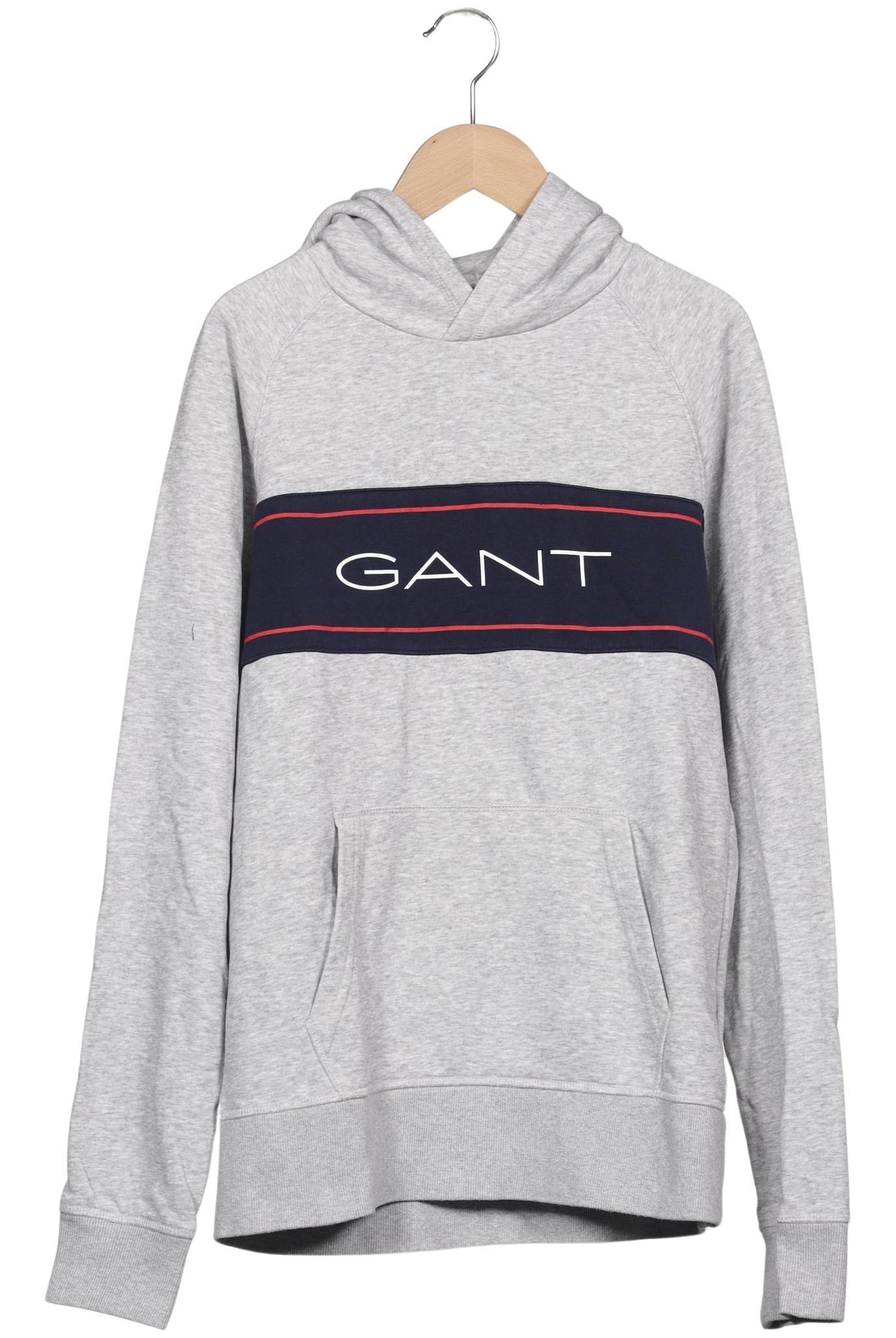 

Gant Herren Kapuzenpullover, grau, Gr. 48
