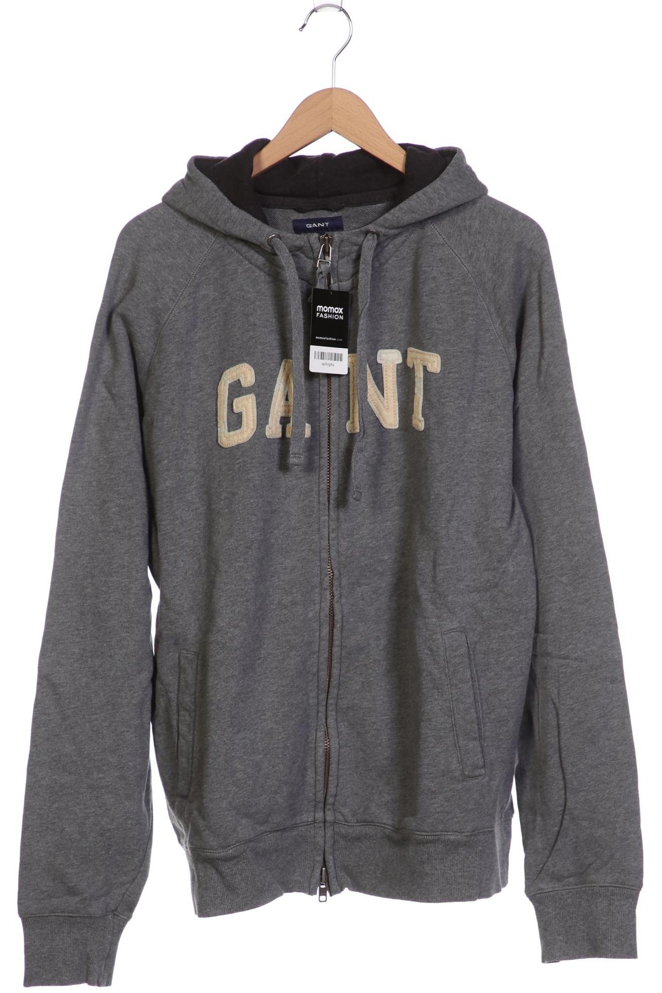 

Gant Herren Kapuzenpullover, grau, Gr. 58