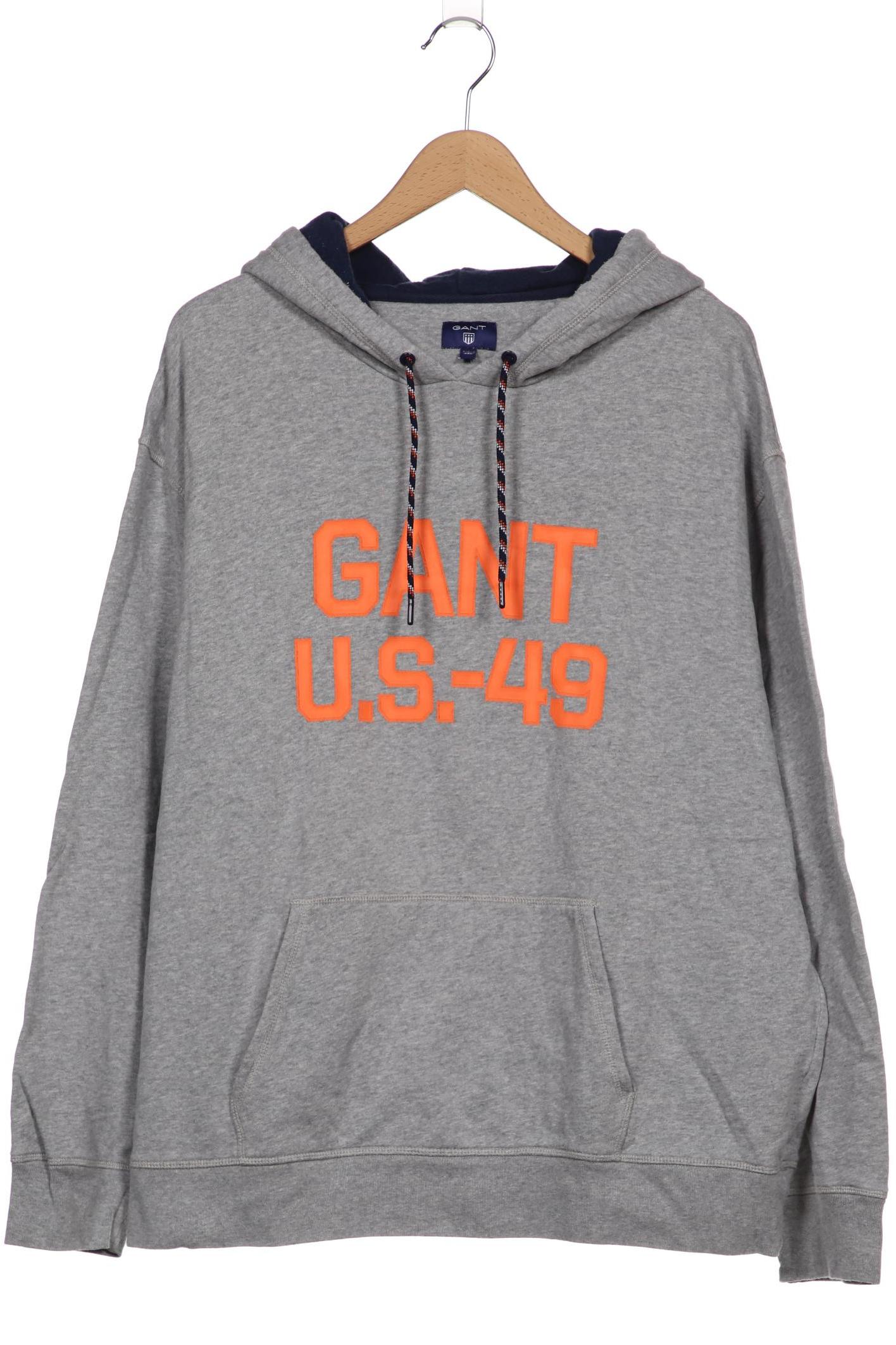 

Gant Herren Kapuzenpullover, grau, Gr. 58