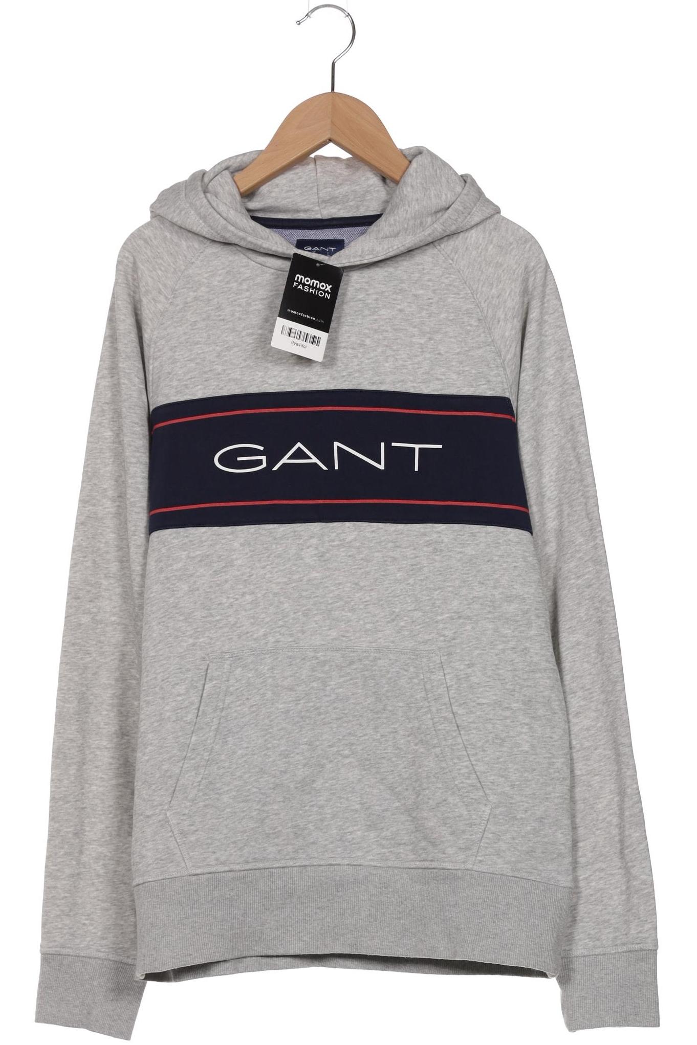 

Gant Herren Kapuzenpullover, grau, Gr. 48