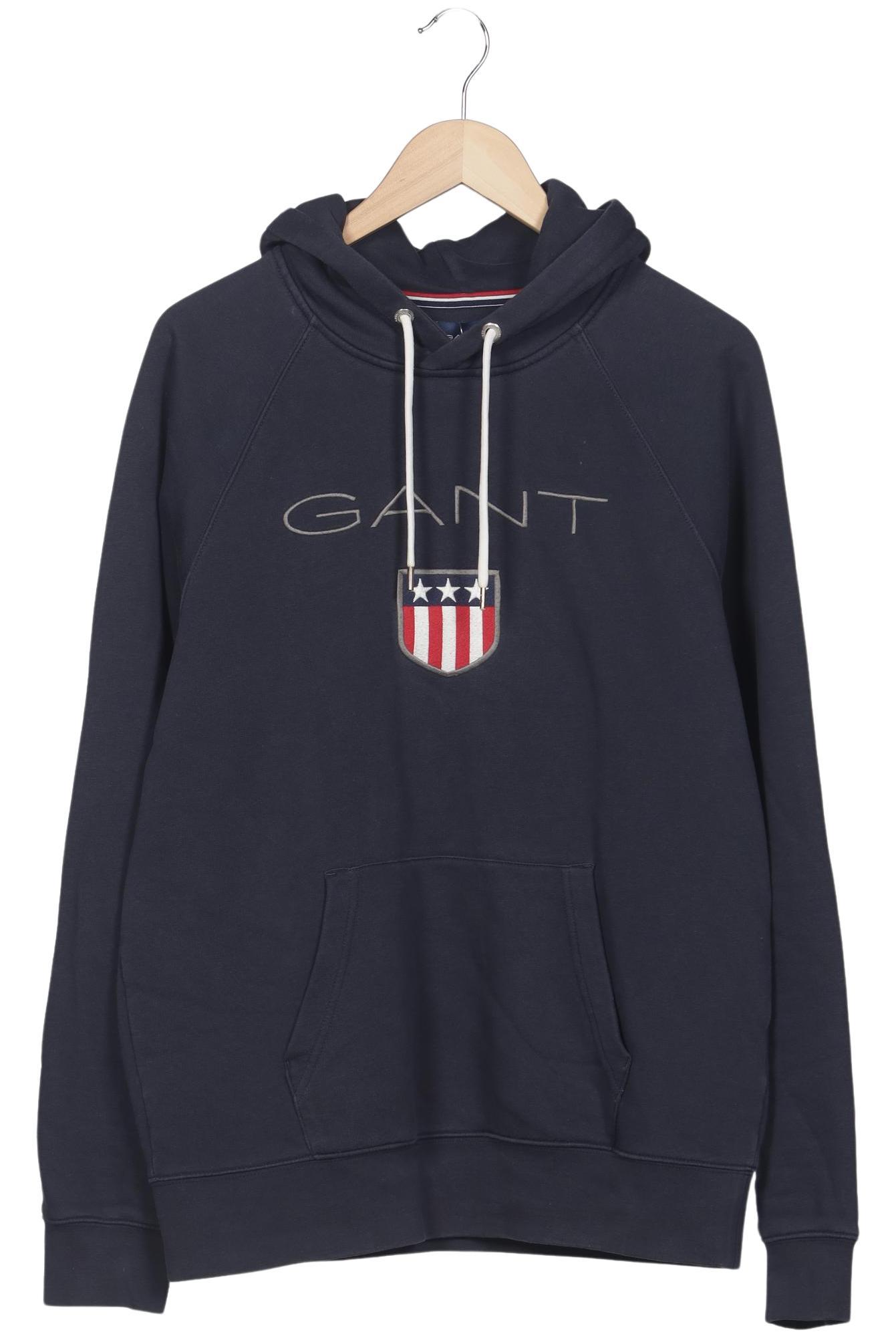 

Gant Herren Kapuzenpullover, marineblau, Gr. 54