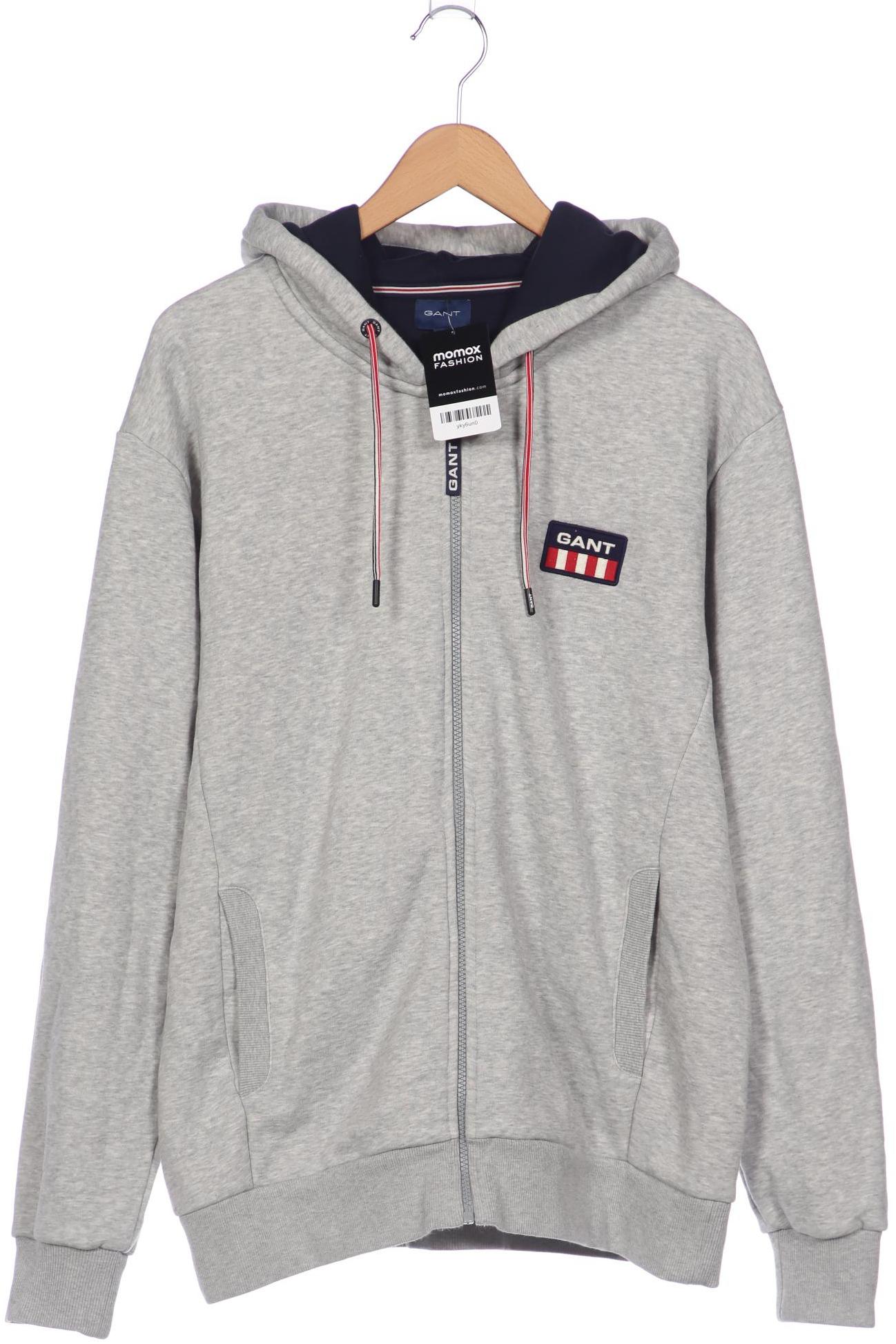 

Gant Herren Kapuzenpullover, grau, Gr. 54